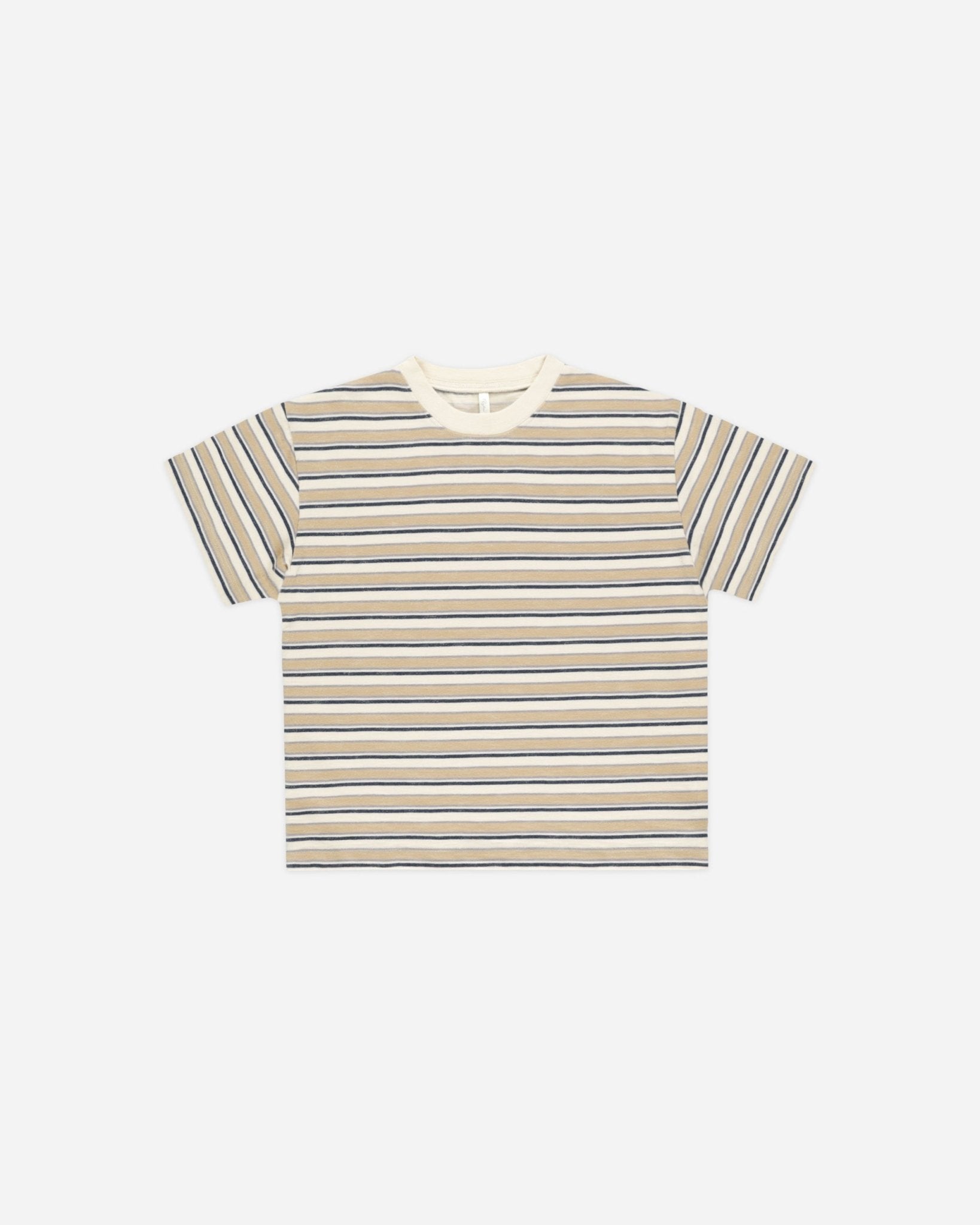 Relaxed Tee || Blue Vintage Stripe - Rylee + Cru Canada