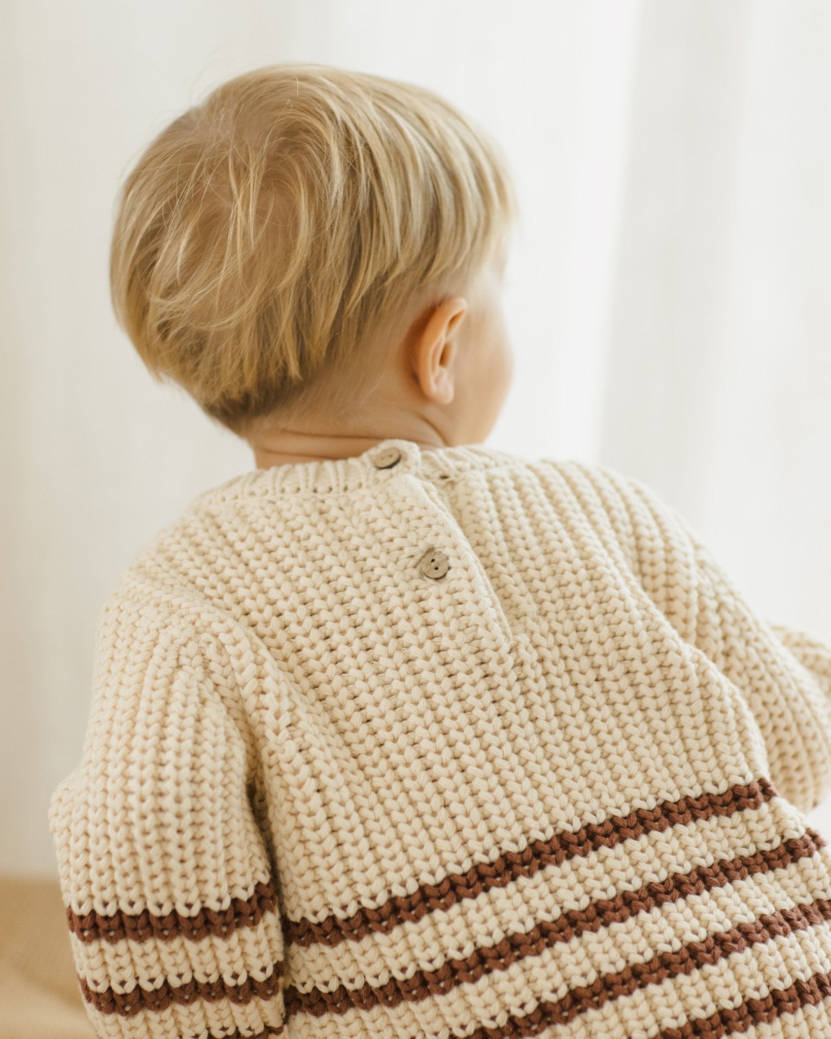 Rex Sweater || Cranberry Stripe - Rylee + Cru Canada