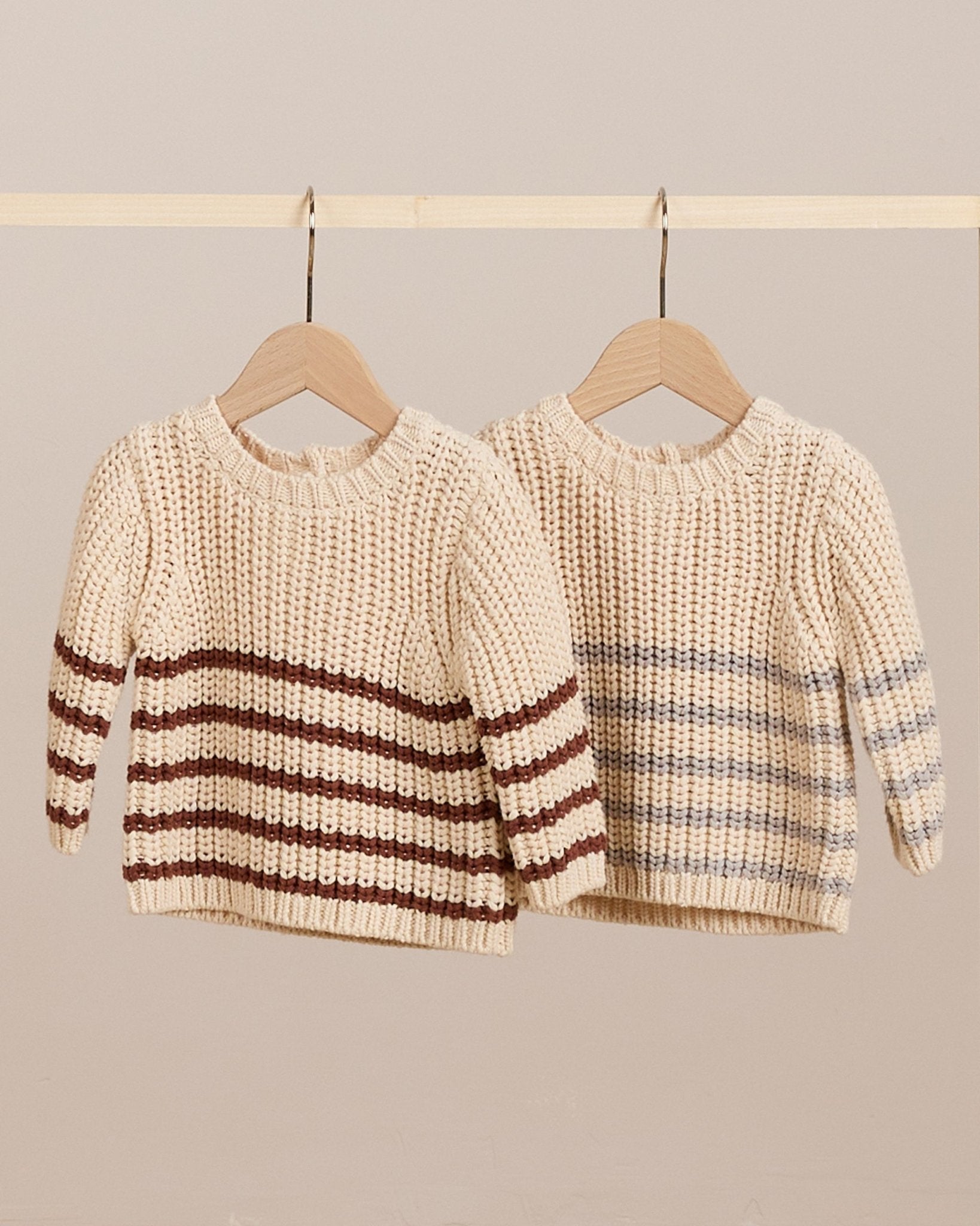 Rex Sweater || Cranberry Stripe - Rylee + Cru Canada