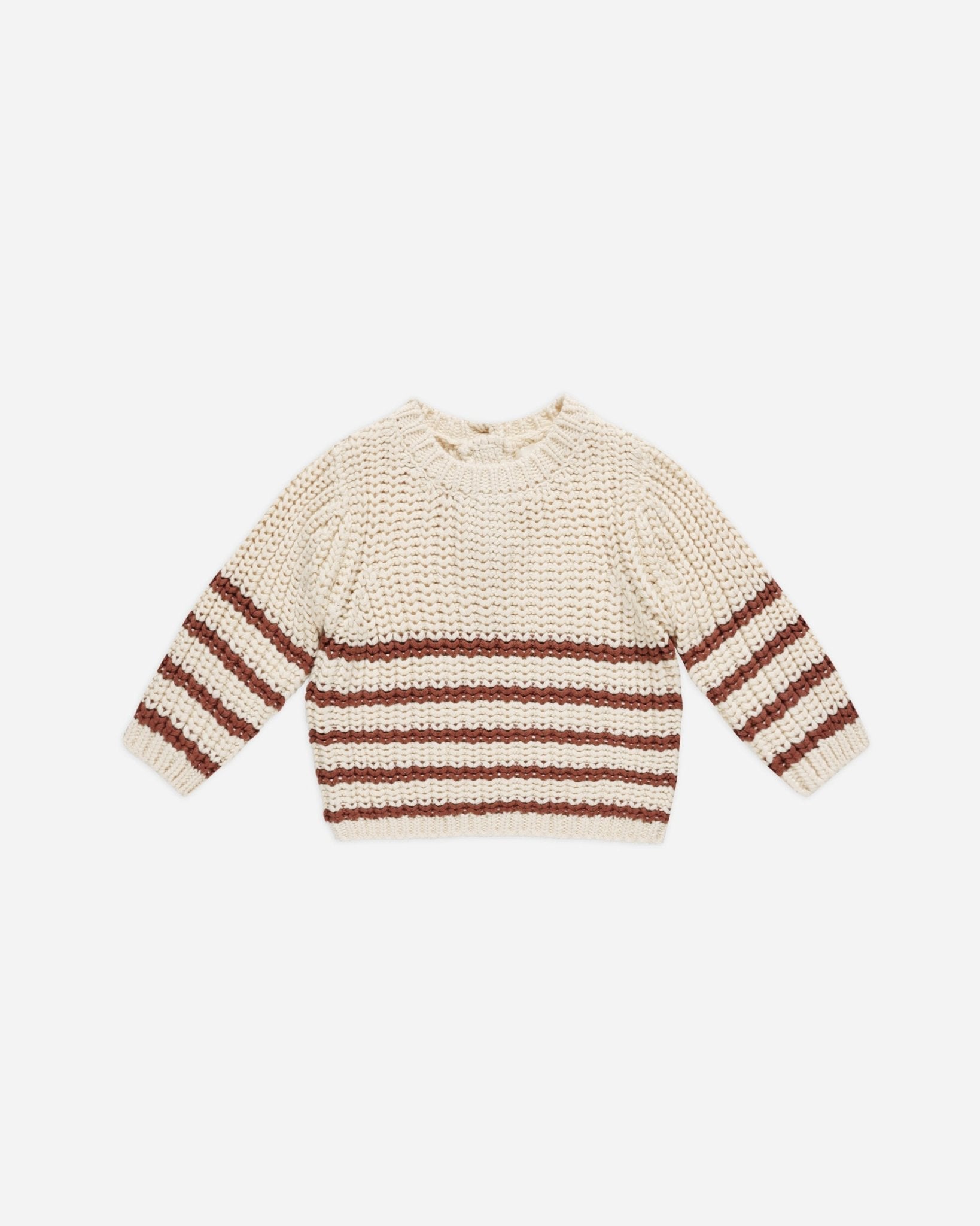 Rex Sweater || Cranberry Stripe - Rylee + Cru Canada