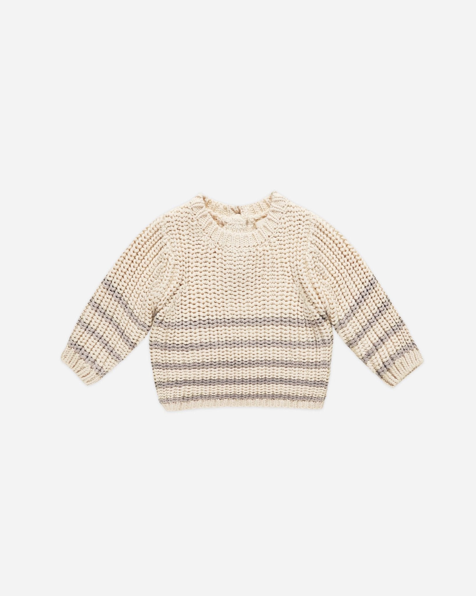 Rex Sweater || Fog Stripe - Rylee + Cru Canada