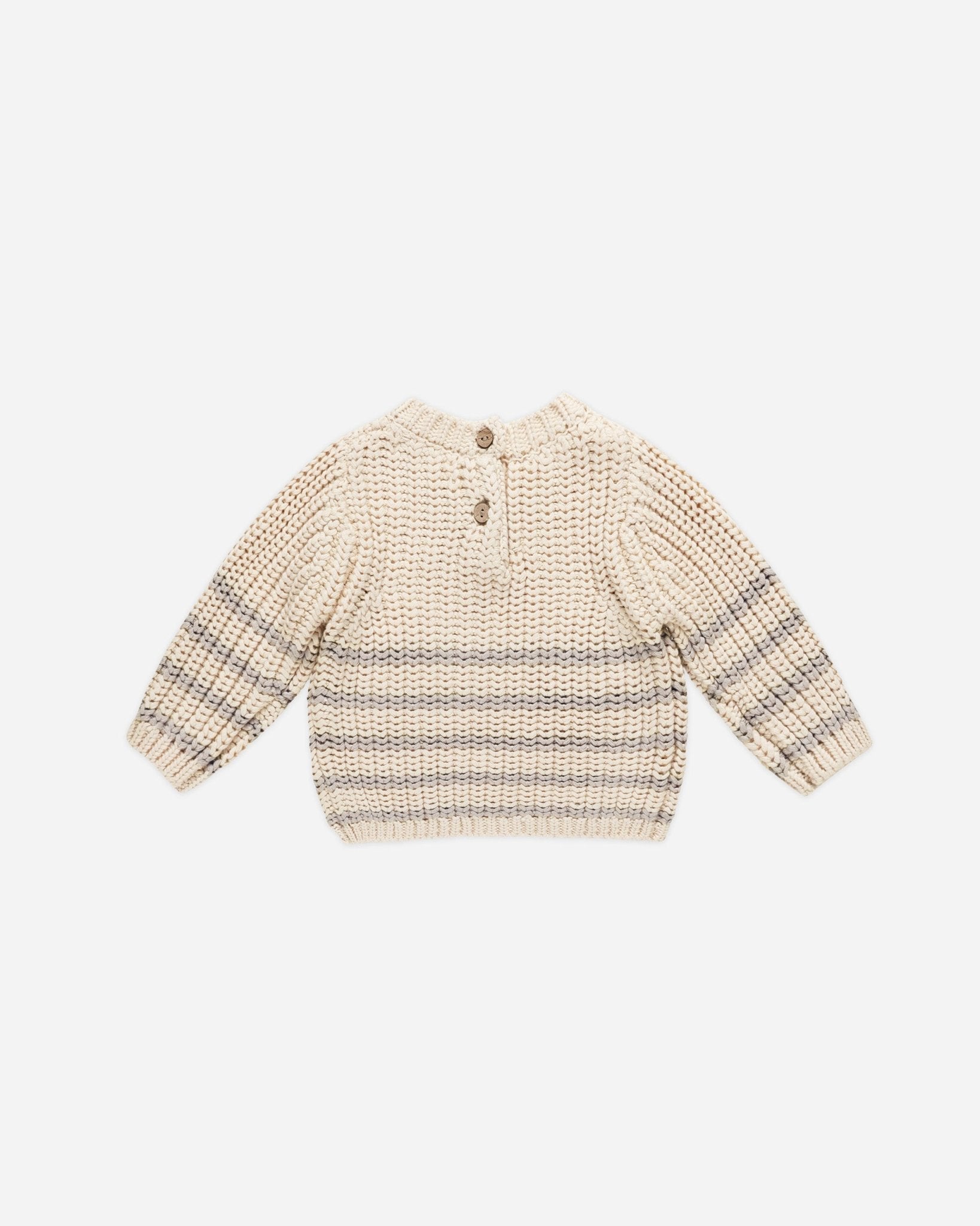 Rex Sweater || Fog Stripe - Rylee + Cru Canada