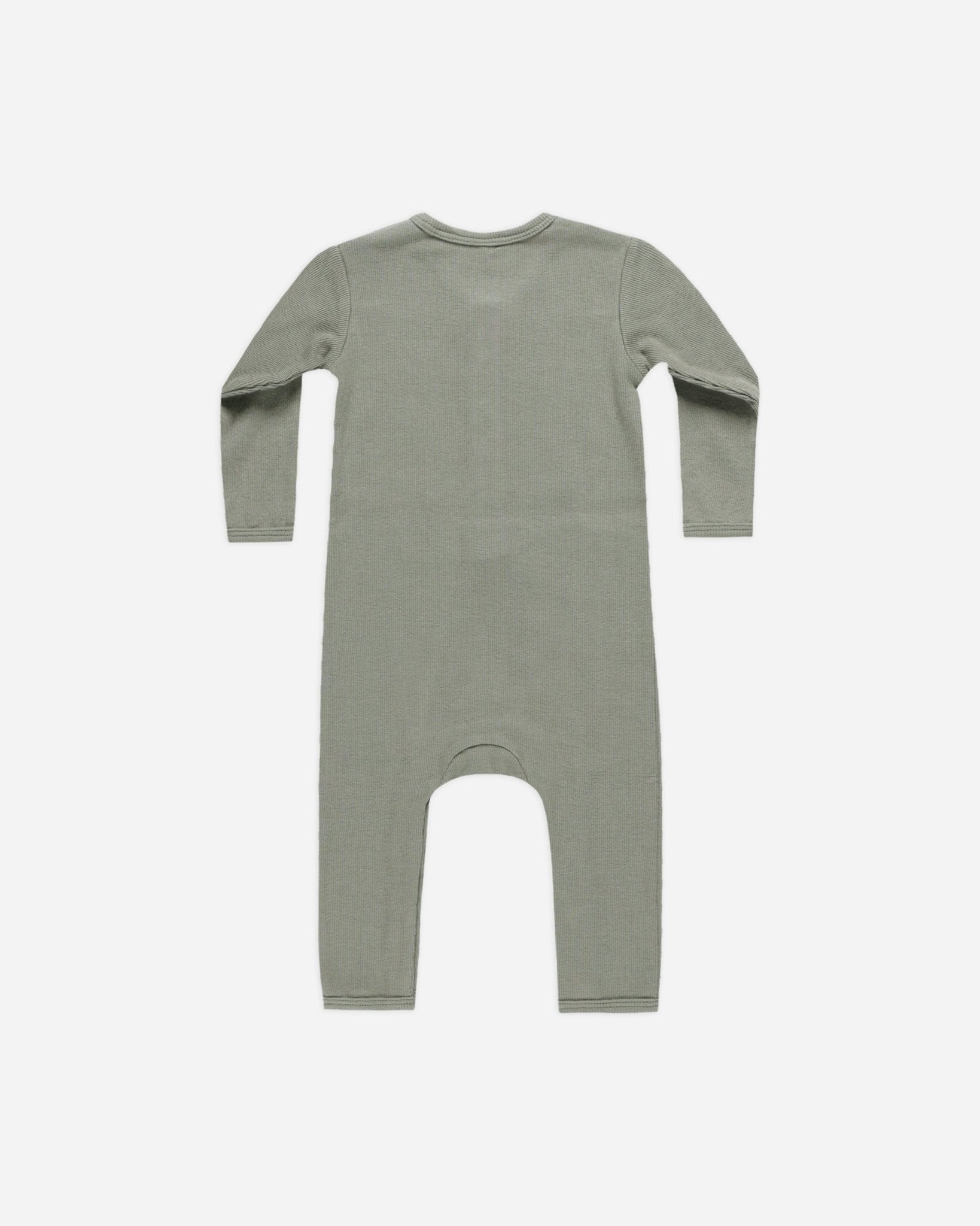 Ribbed Baby Jumpsuit || Basil - Rylee + Cru Canada