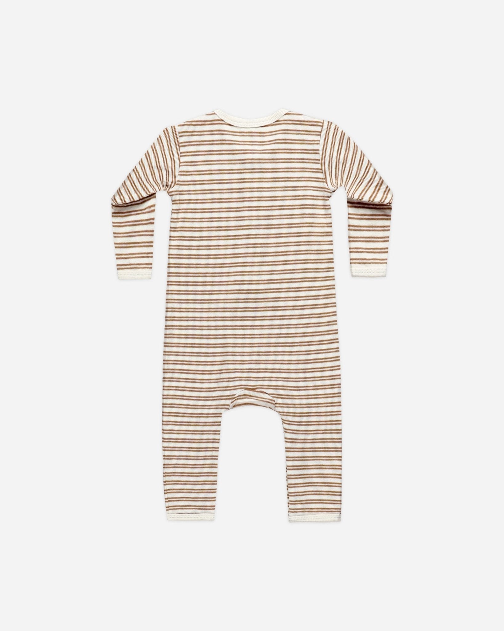 Ribbed Baby Jumpsuit || Golden Stripe - Rylee + Cru Canada