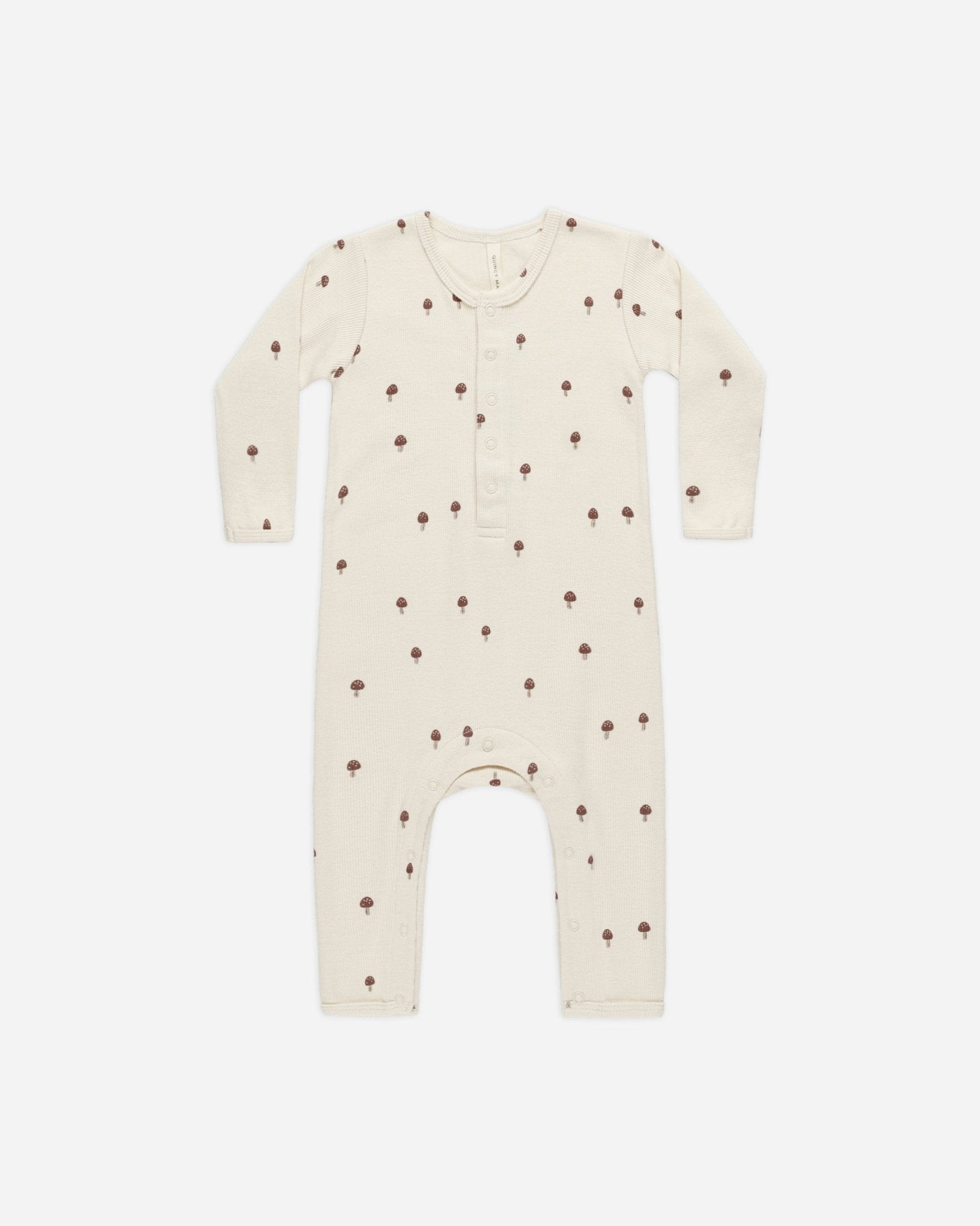 Ribbed Baby Jumpsuit || Mushrooms - Rylee + Cru Canada