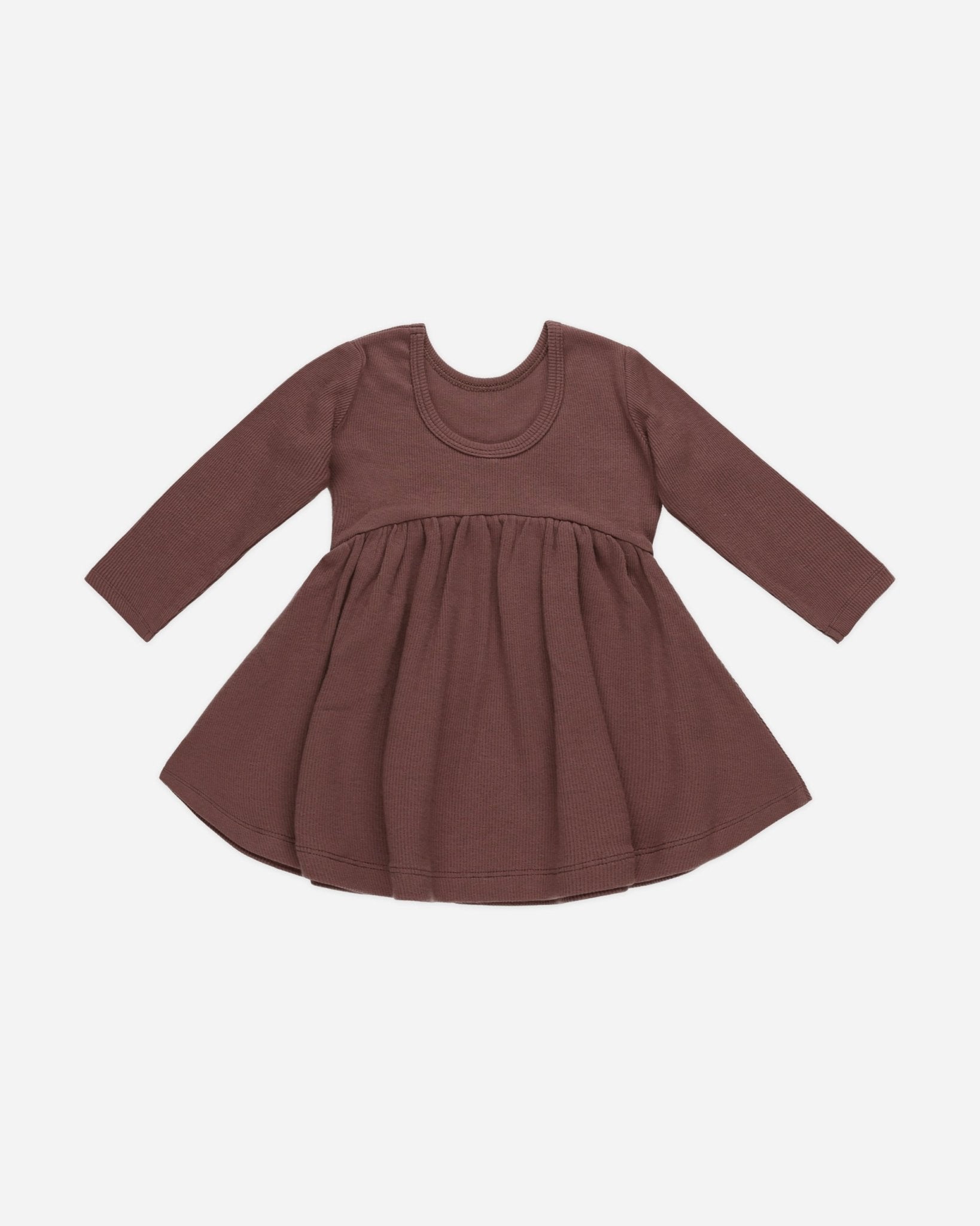 Ribbed Long Sleeve Dress || Plum - Rylee + Cru Canada