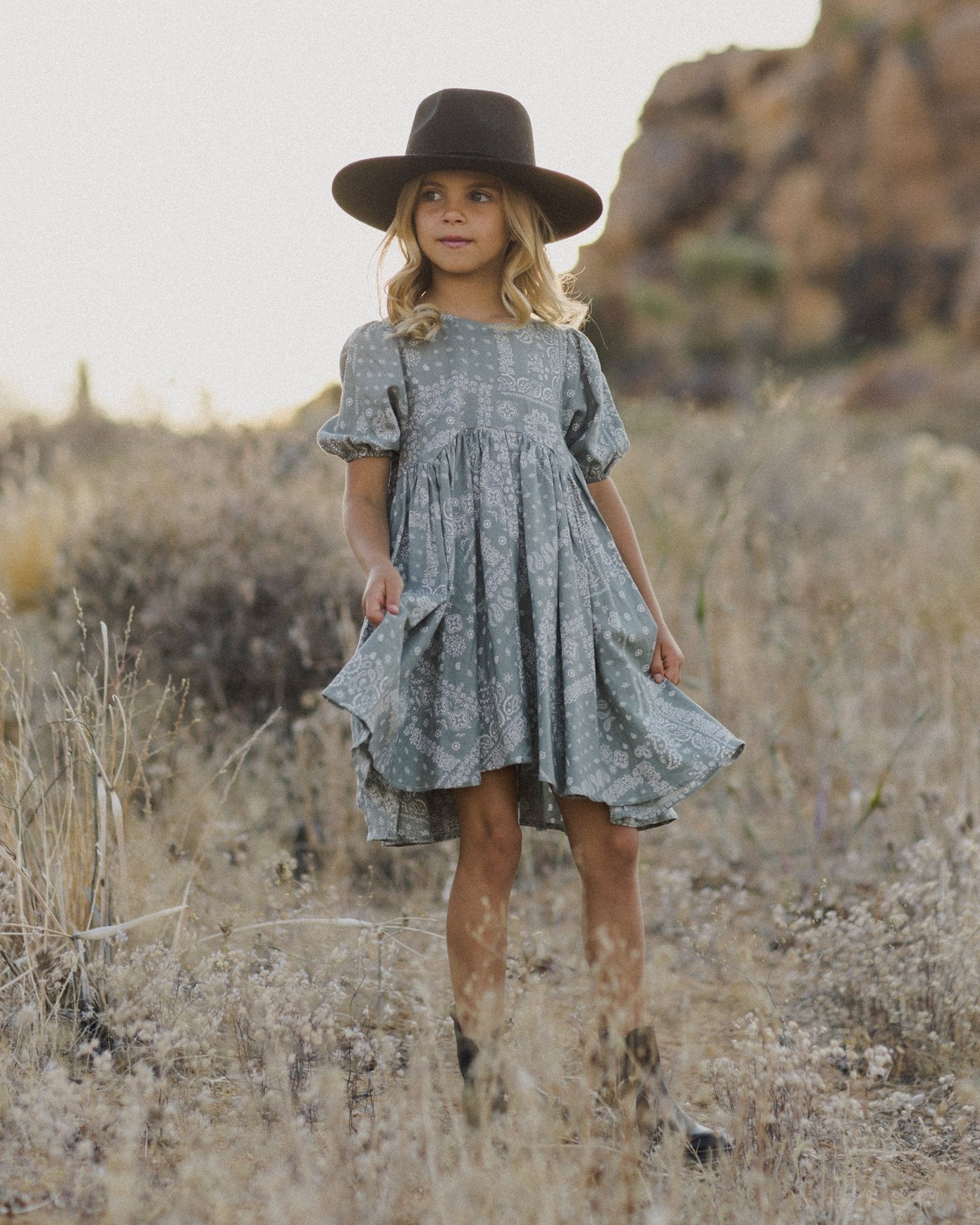 Rose Dress || Laurel Bandana - Rylee + Cru Canada