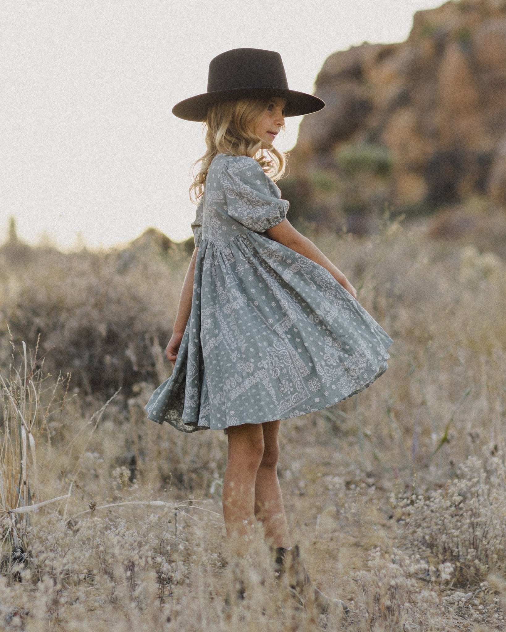 Rose Dress || Laurel Bandana - Rylee + Cru Canada