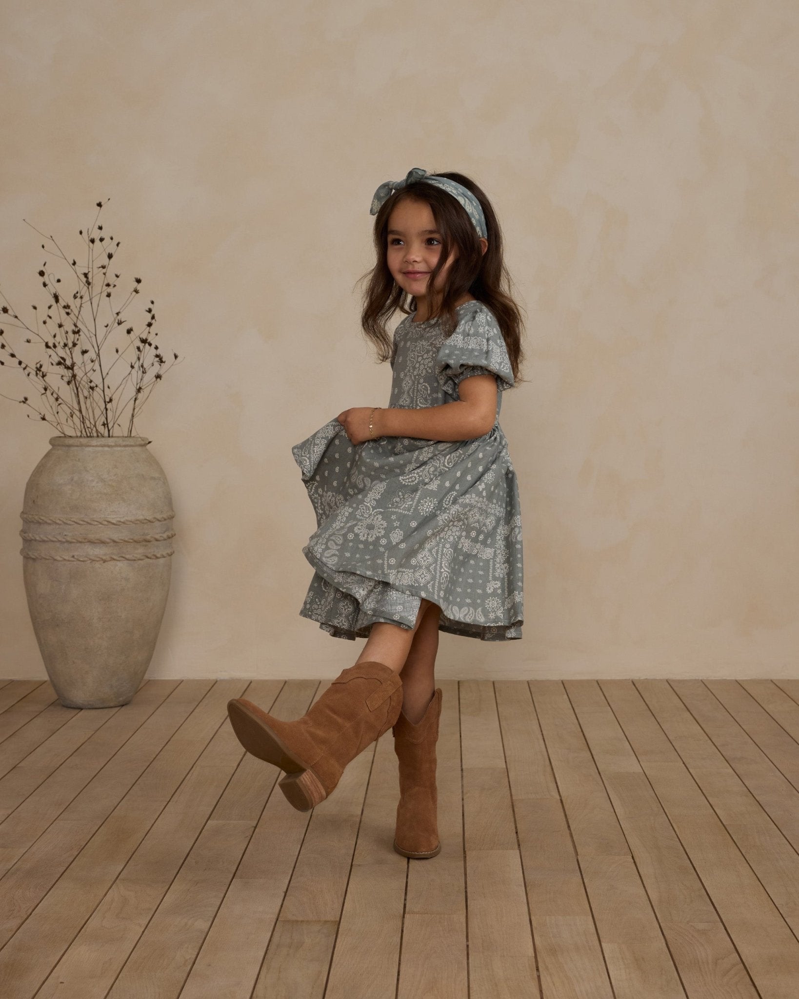 Rose Dress || Laurel Bandana - Rylee + Cru Canada