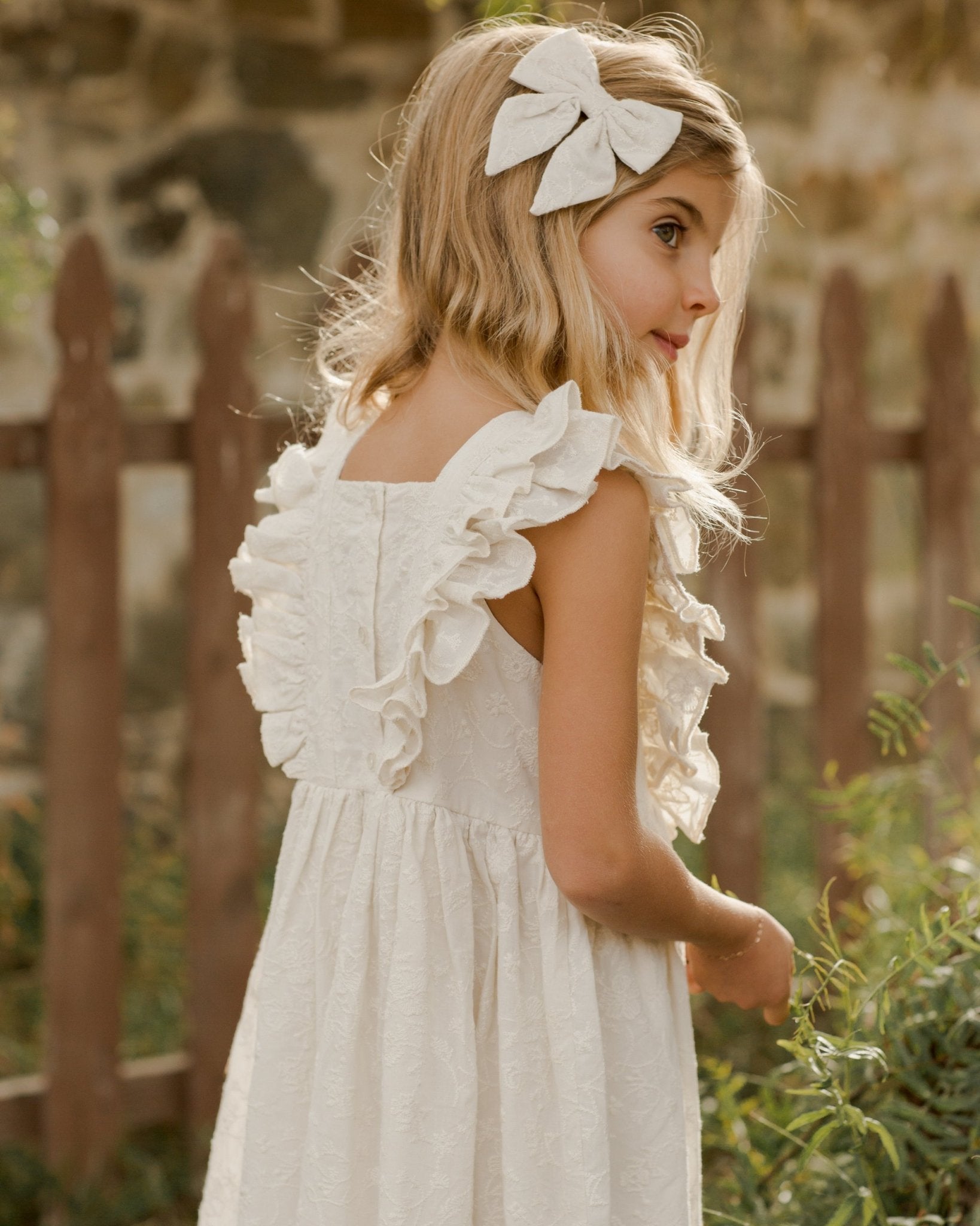 Rosemary Dress || Ivory - Rylee + Cru Canada