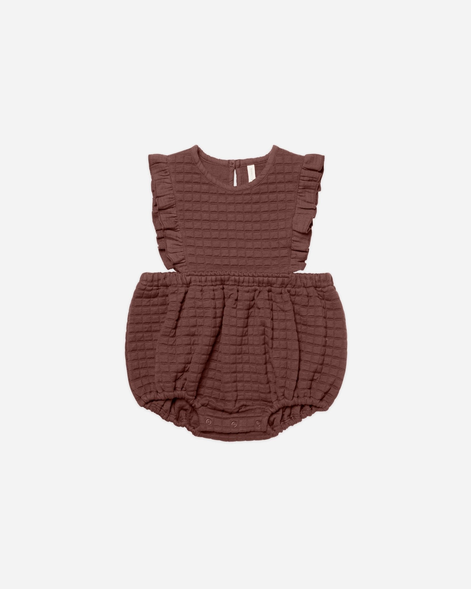 Ruffle Bubble Romper || Plum - Rylee + Cru Canada