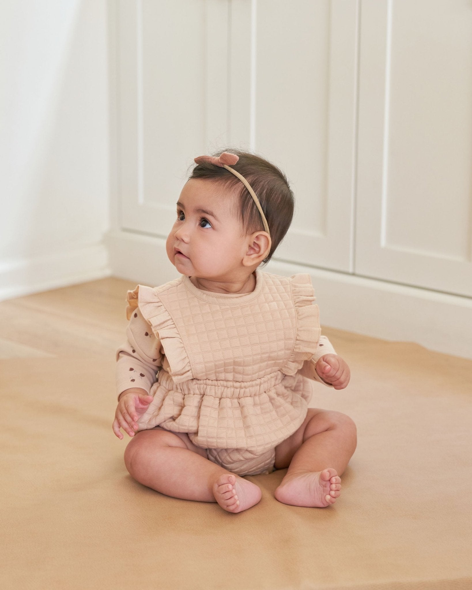 Ruffle Bubble Romper || Shell - Rylee + Cru Canada