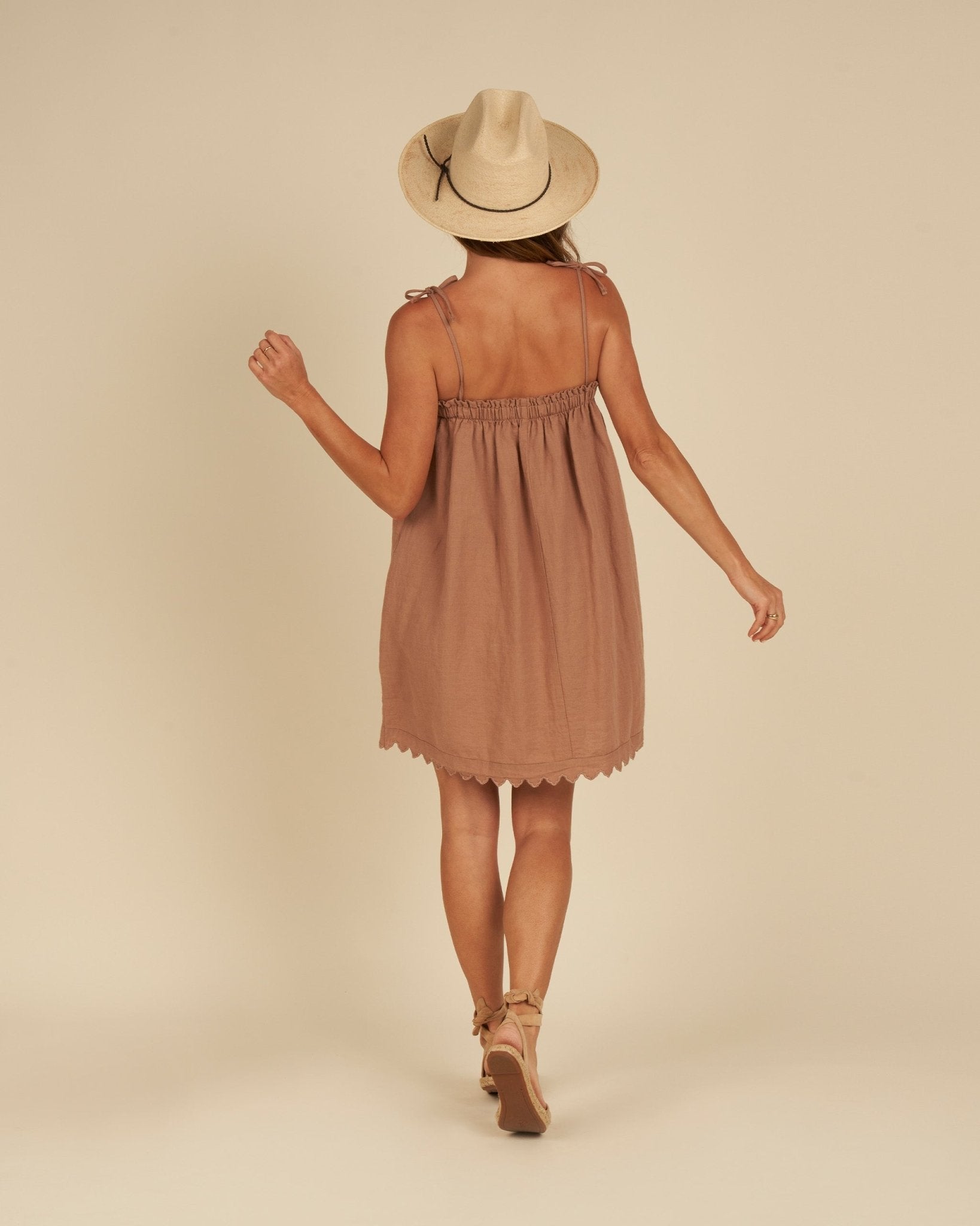 Sahara Mini Dress | Clay - Rylee + Cru Canada