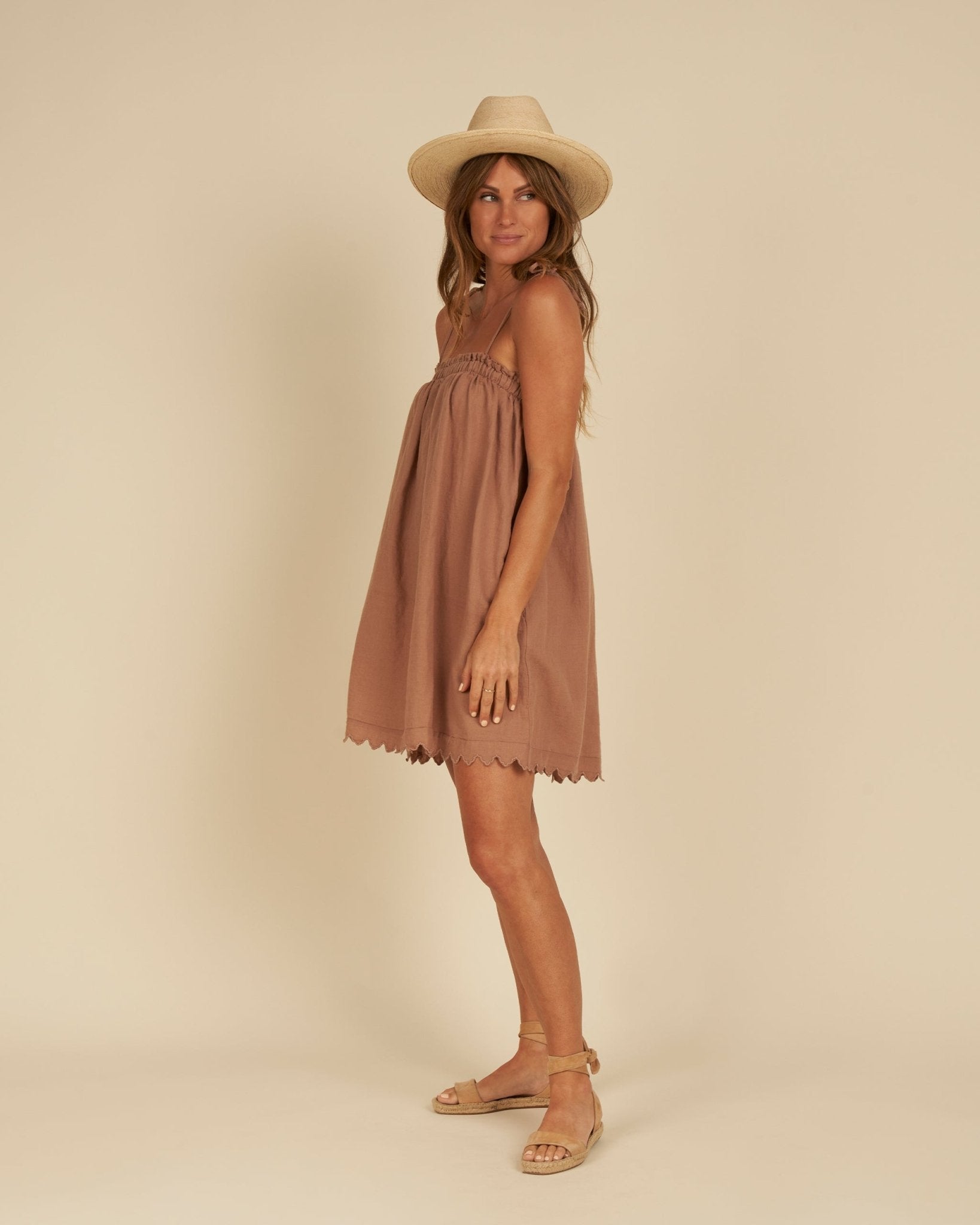 Sahara Mini Dress | Clay - Rylee + Cru Canada