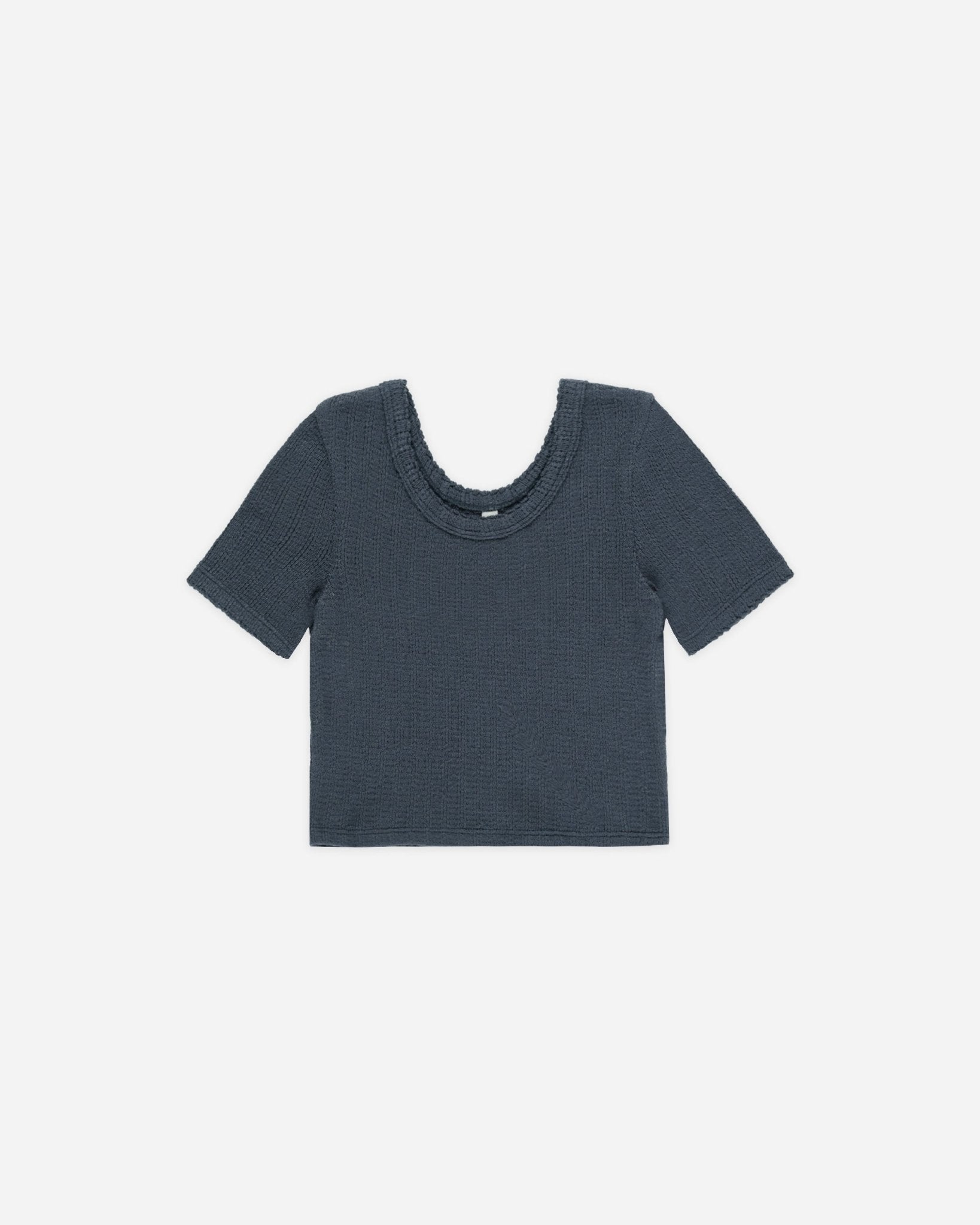 Scallop Tee || Indigo - Rylee + Cru Canada