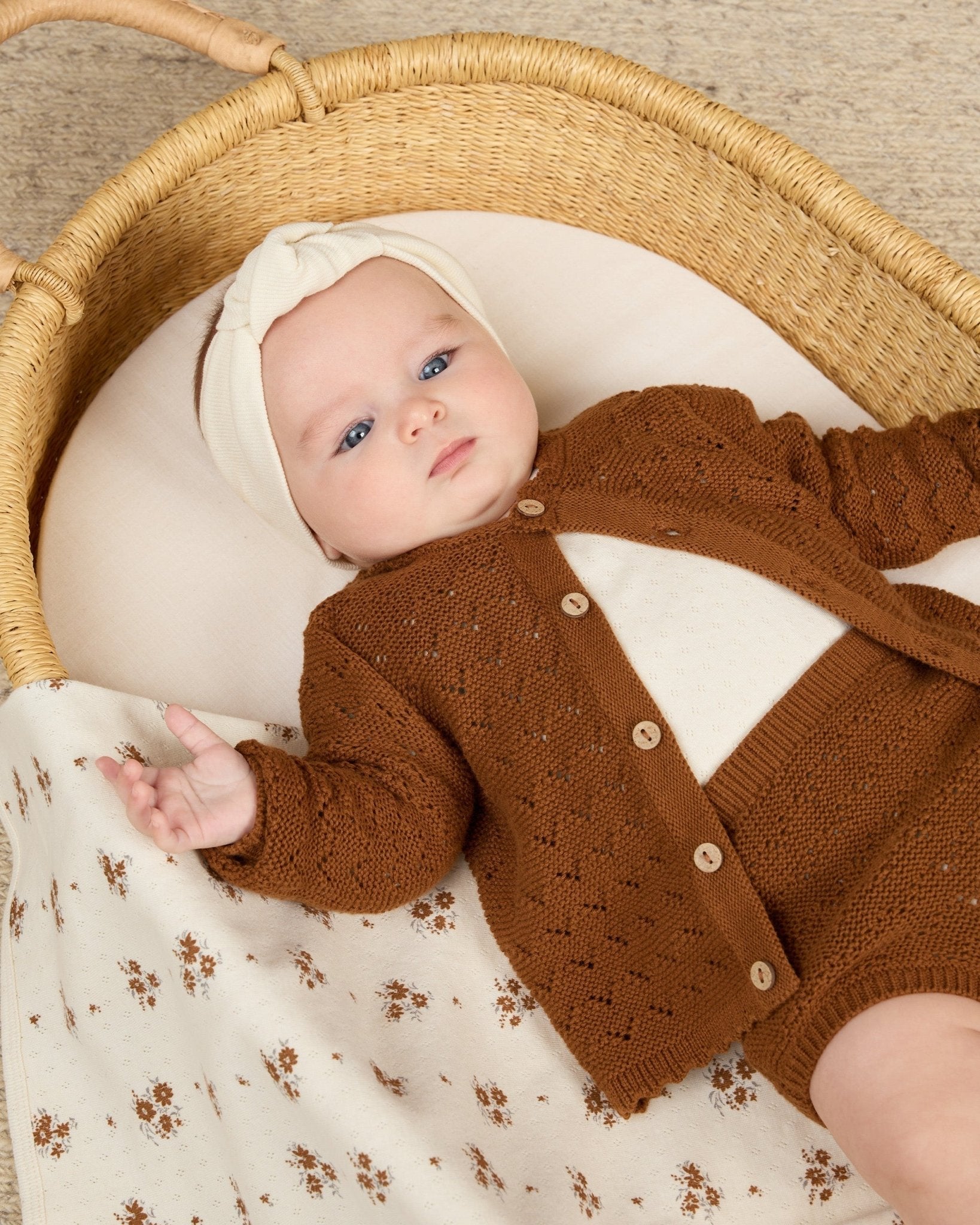 Scalloped Cardigan || Cinnamon - Rylee + Cru Canada