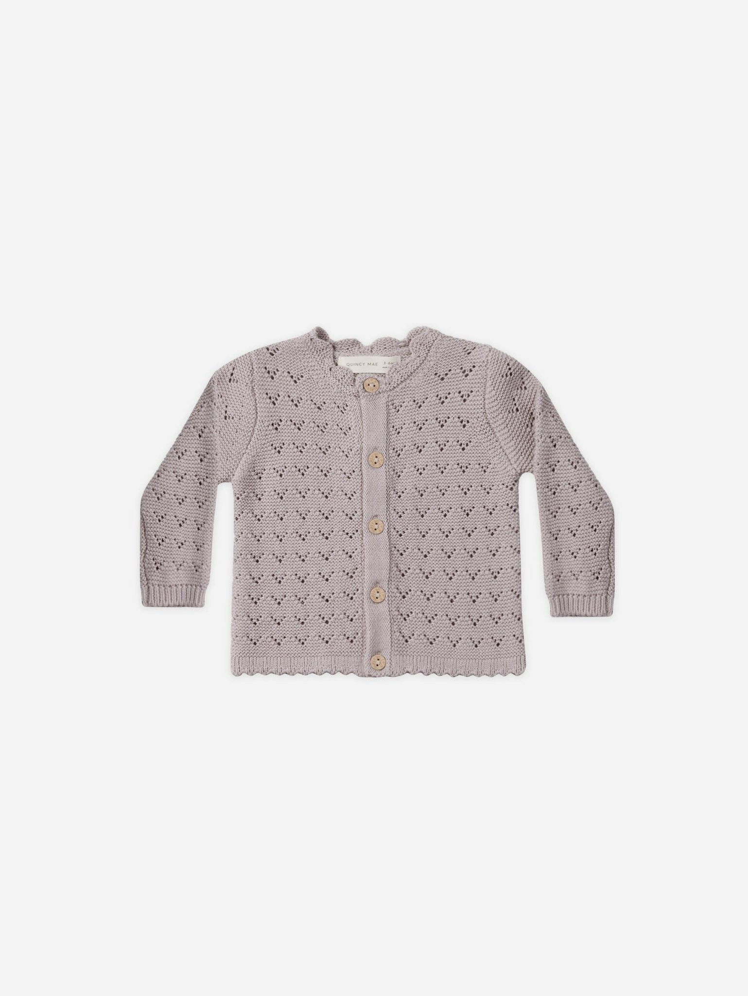 Scalloped Cardigan || Lavender* - Rylee + Cru Canada