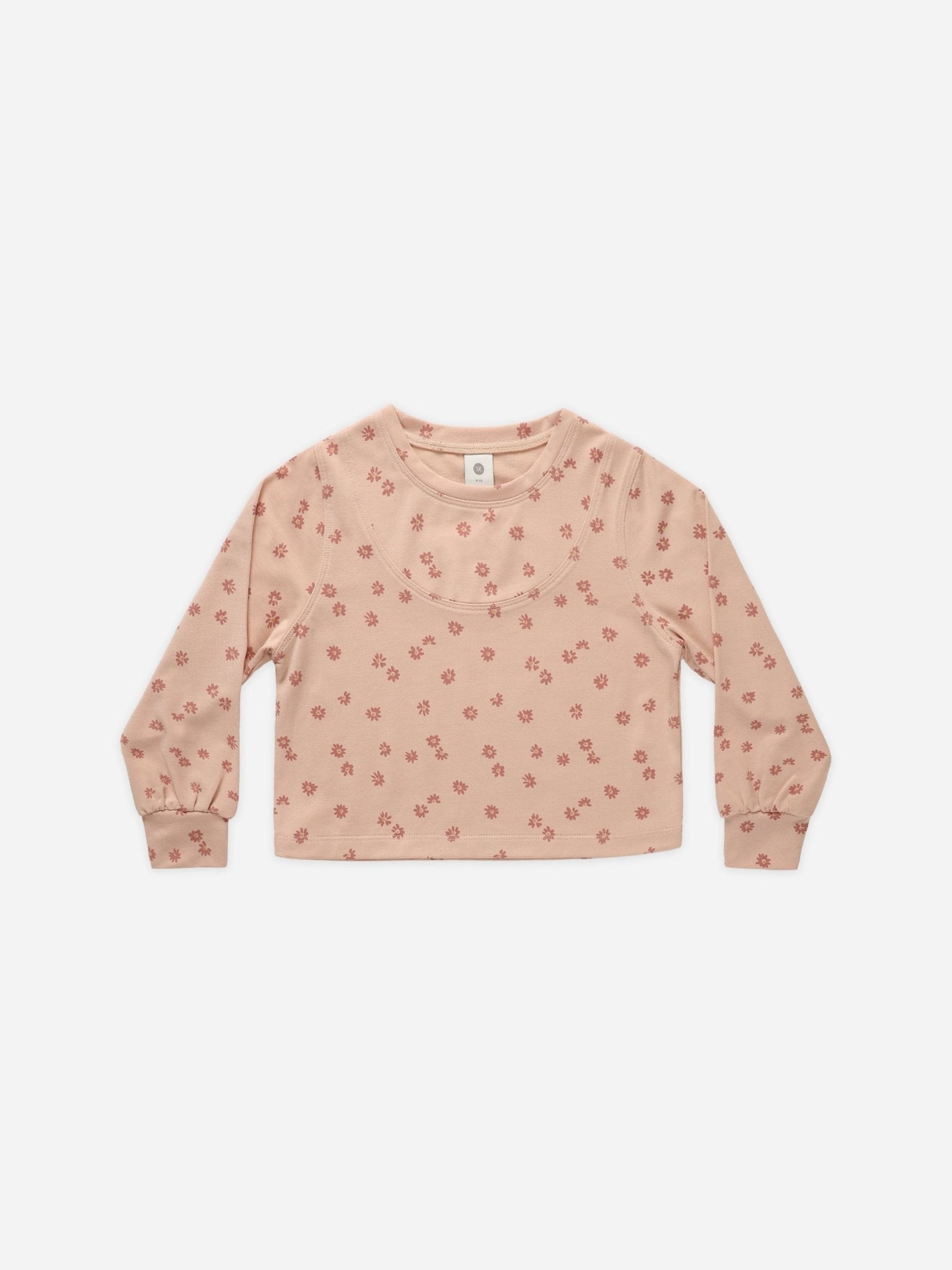 Scoop Long Sleeve || Pink Daisy - Rylee + Cru Canada