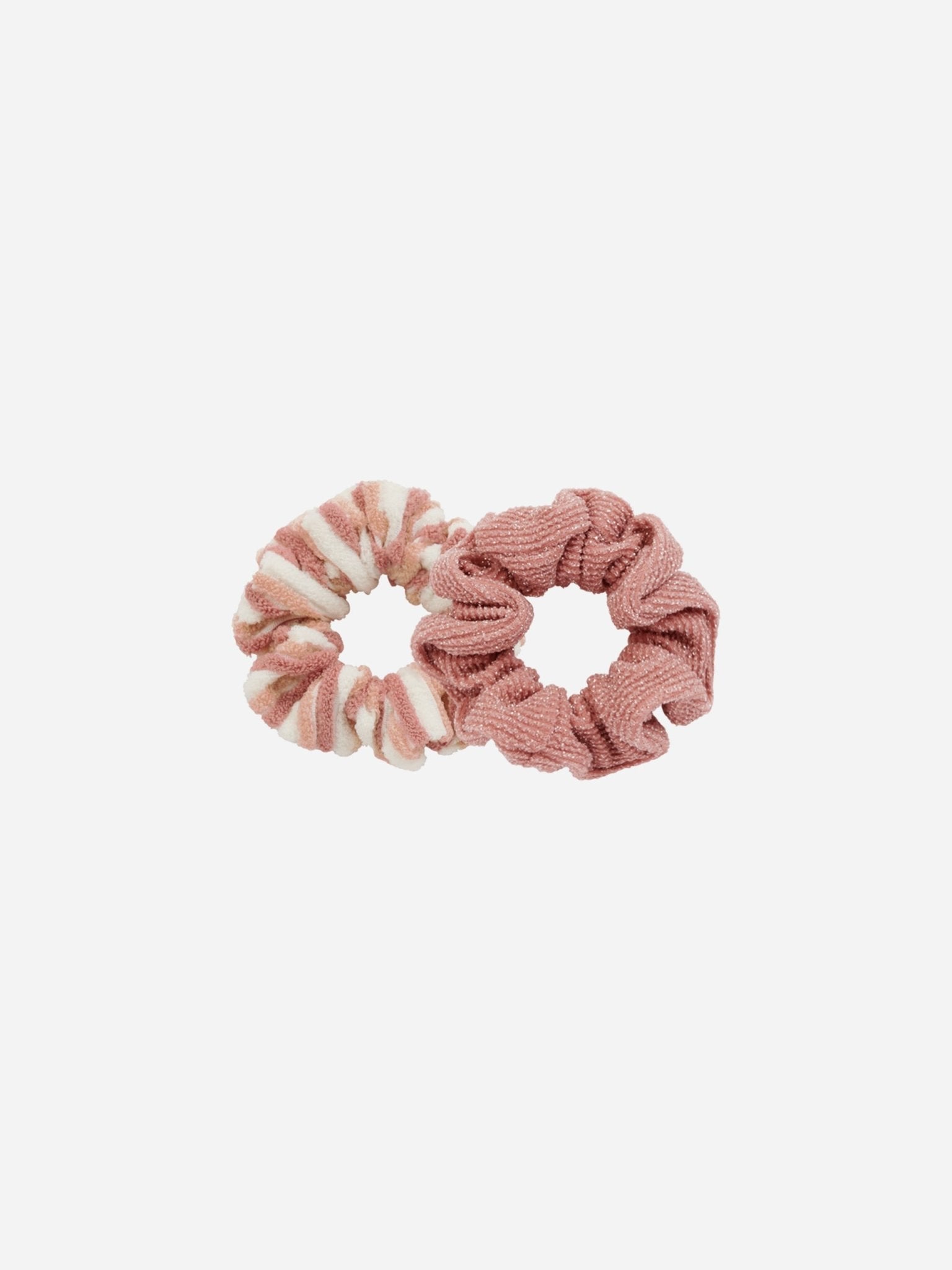 Scrunchie Set || Lipstick, Pink Stripe - Rylee + Cru Canada