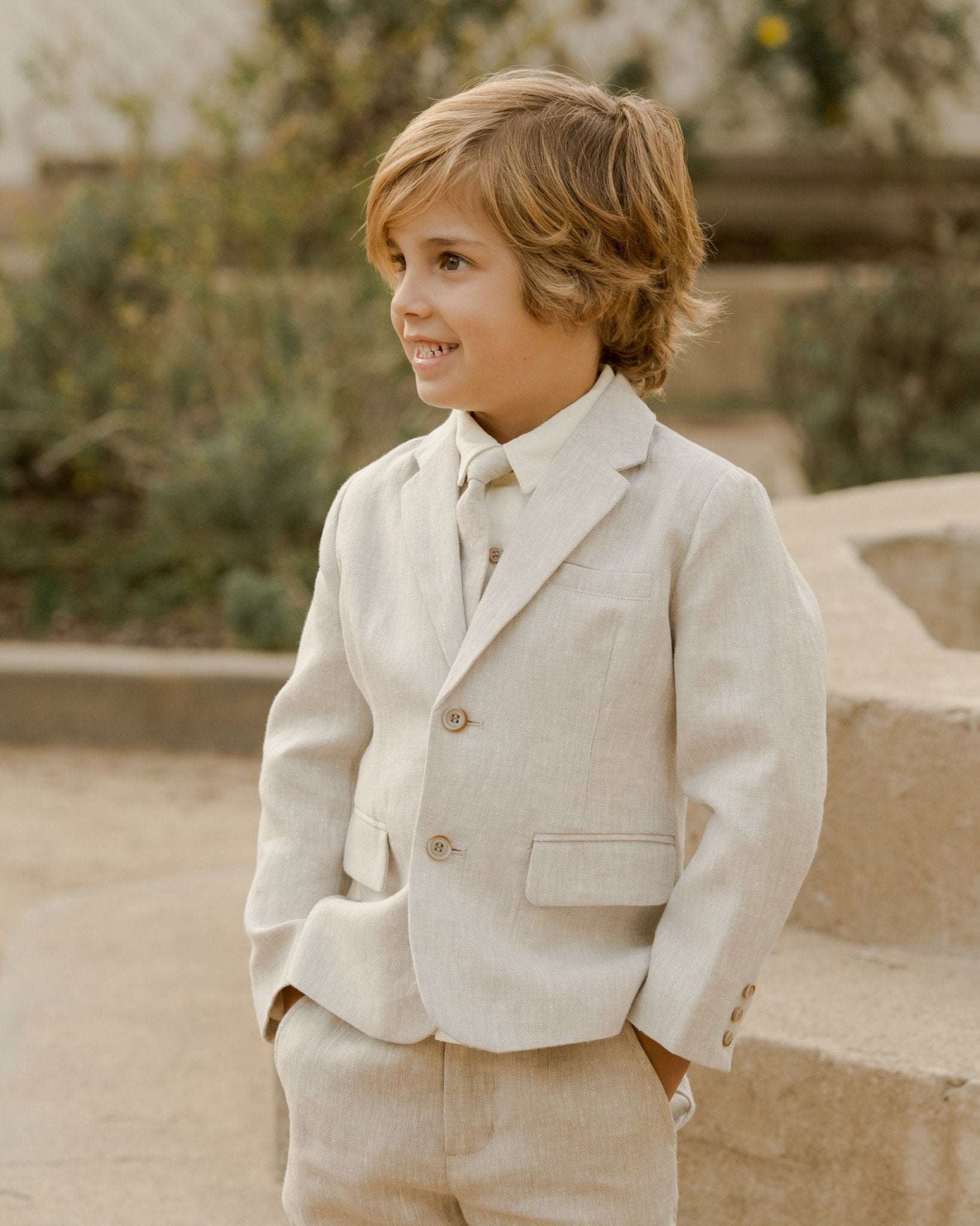 Sebastian Blazer || Linen - Rylee + Cru Canada