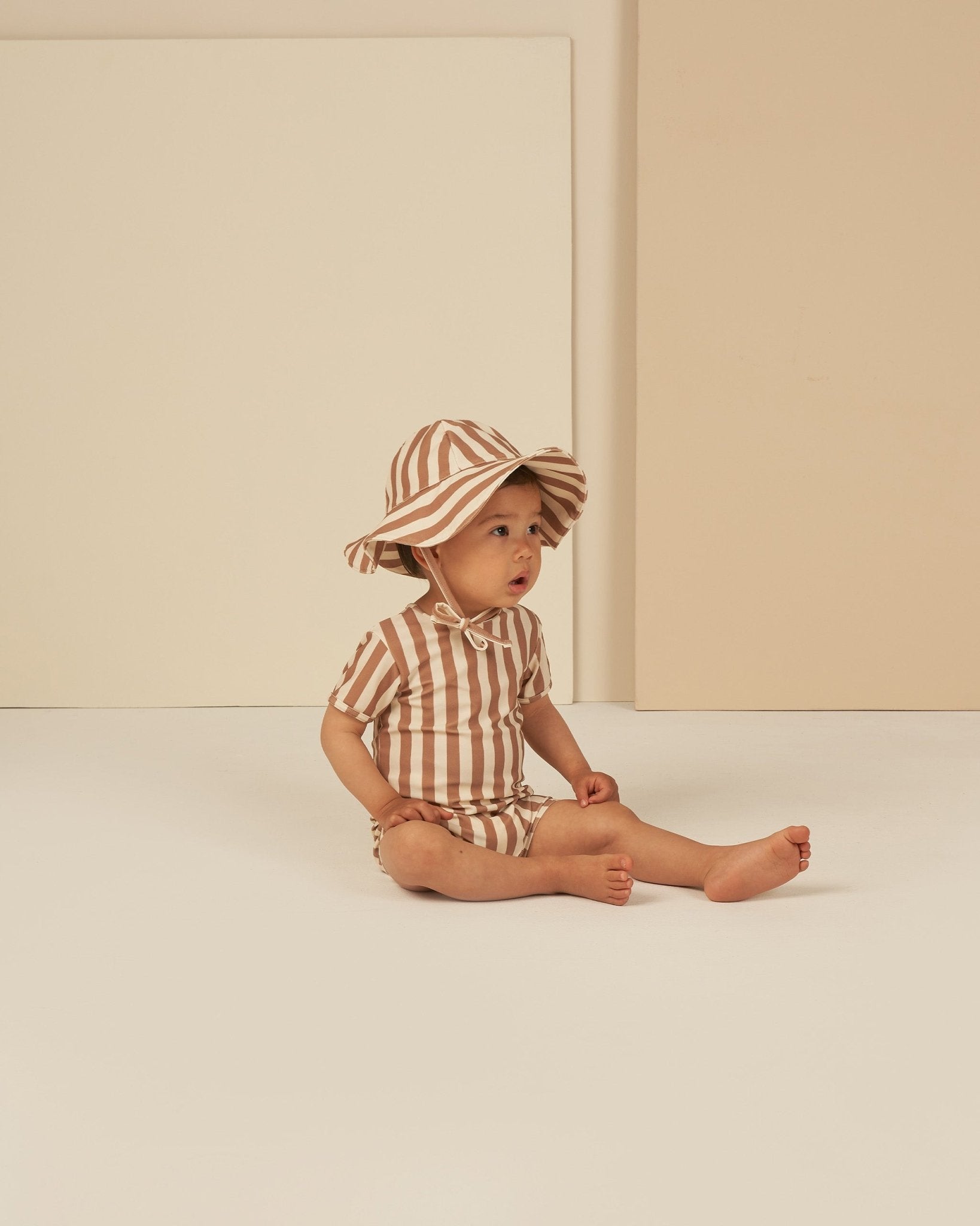 Shorty One - Piece || Clay Stripe - Rylee + Cru Canada