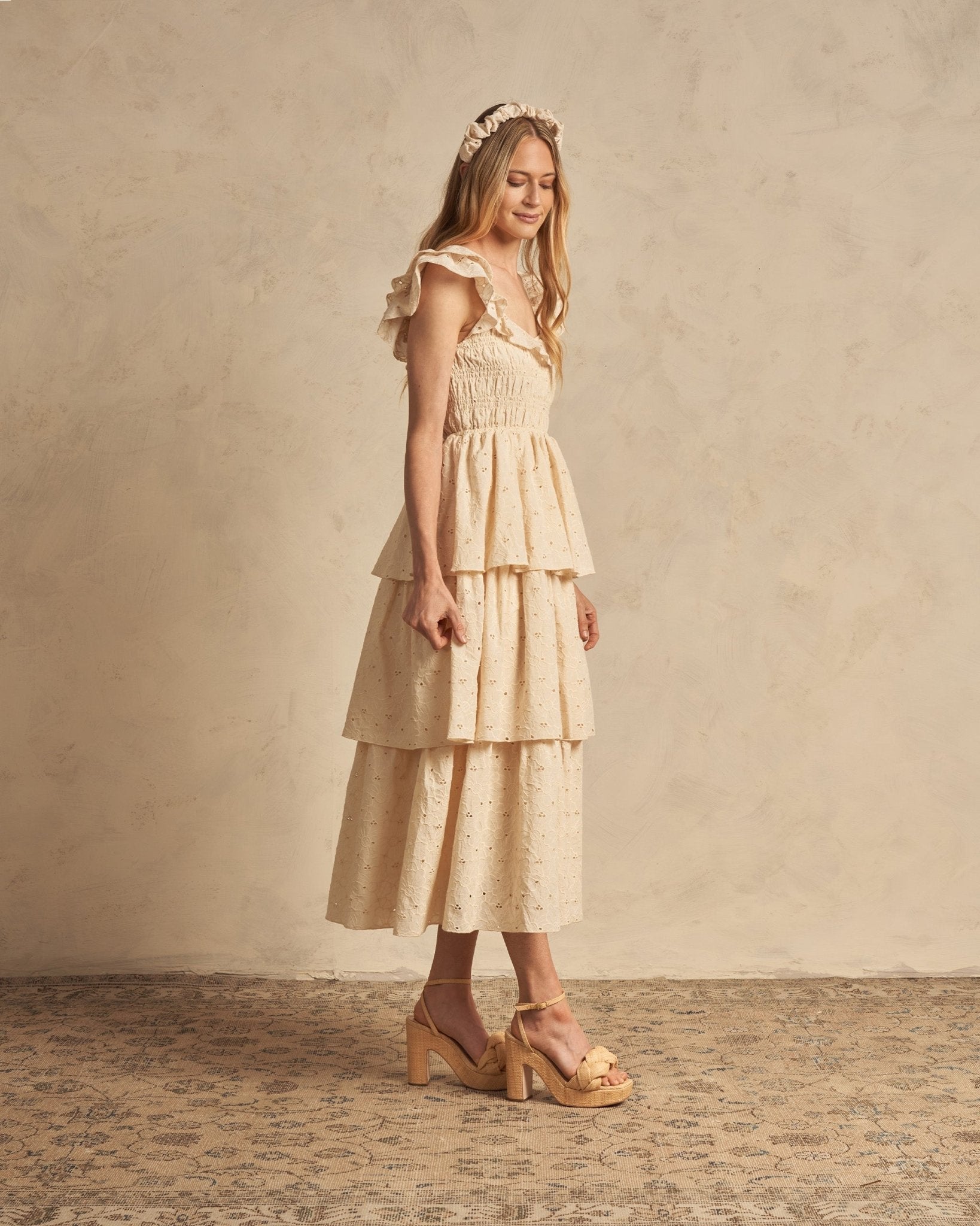 Sienna Dress | Daisy Eyelet - Rylee + Cru Canada