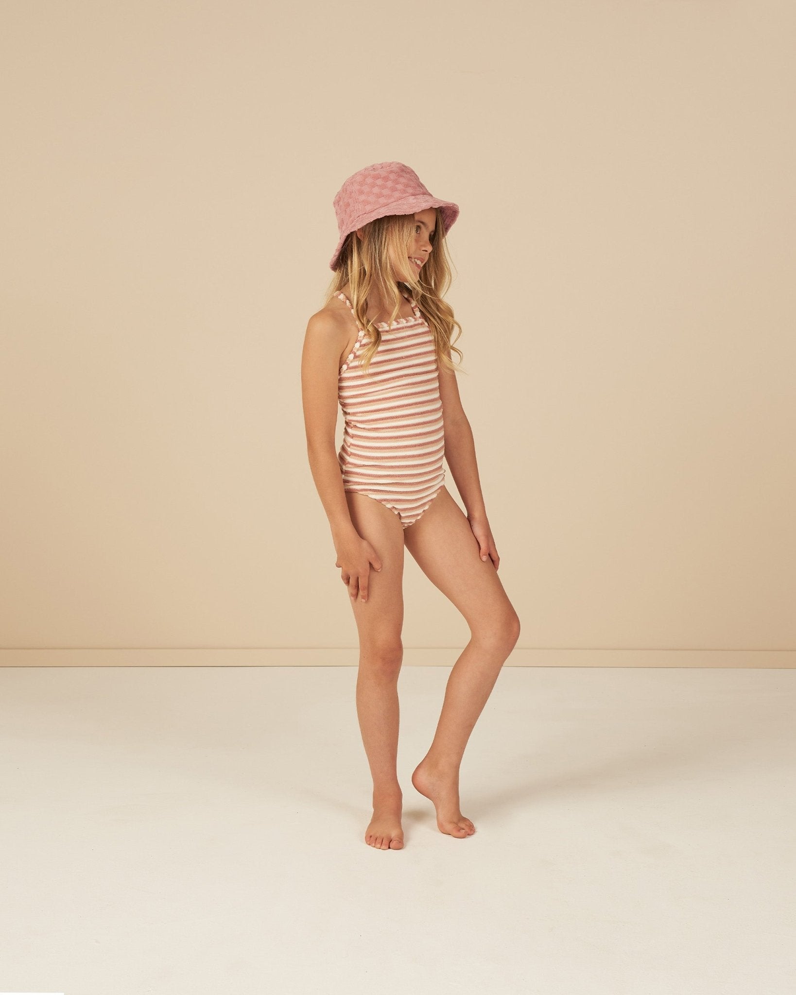 Sky One - Piece || Pink Stripe - Rylee + Cru Canada