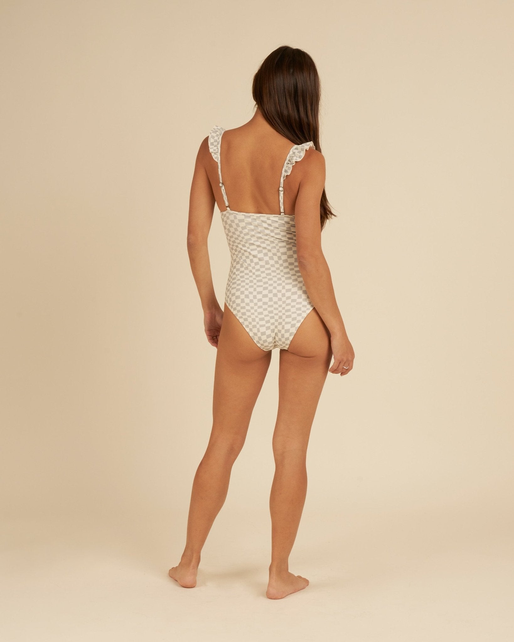 Sky One - Piece | Seafoam Check - Rylee + Cru Canada