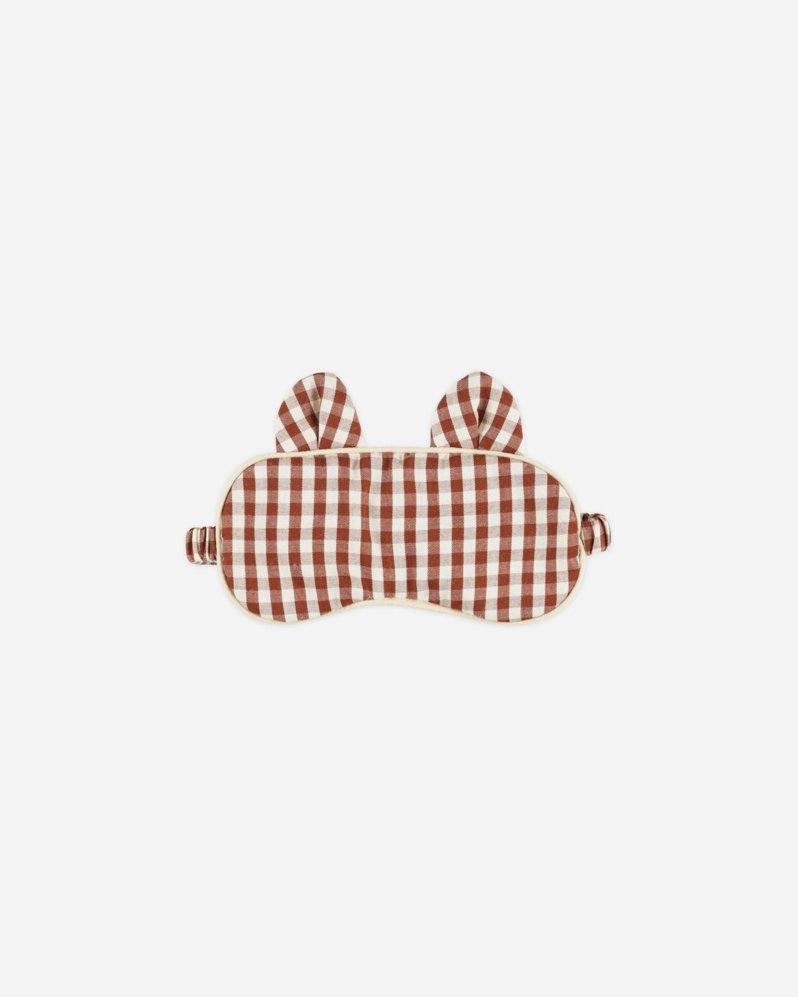 Sleep Mask || Brick Gingham - Rylee + Cru Canada