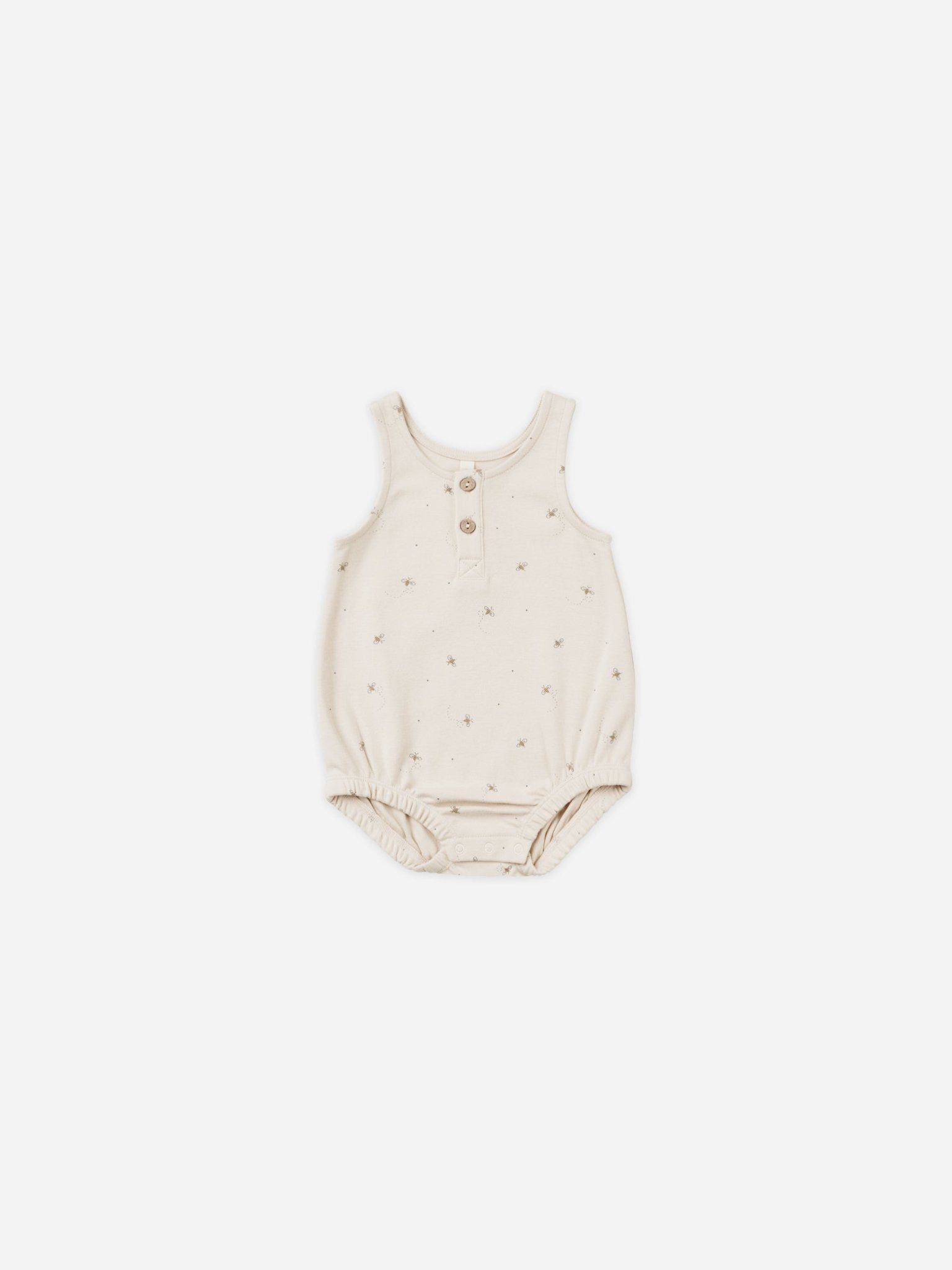 Sleeveless Bubble Romper || Bees - Rylee + Cru Canada