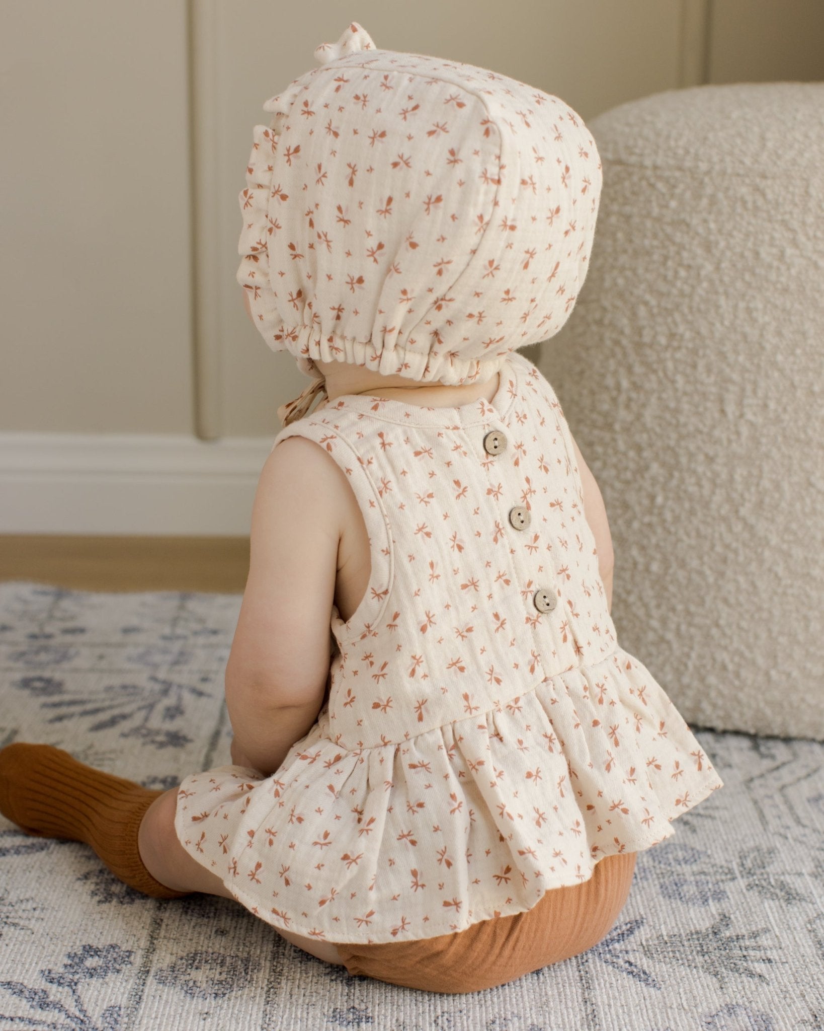 Sleeveless Peplum Set || Clay Ditsy - Rylee + Cru Canada