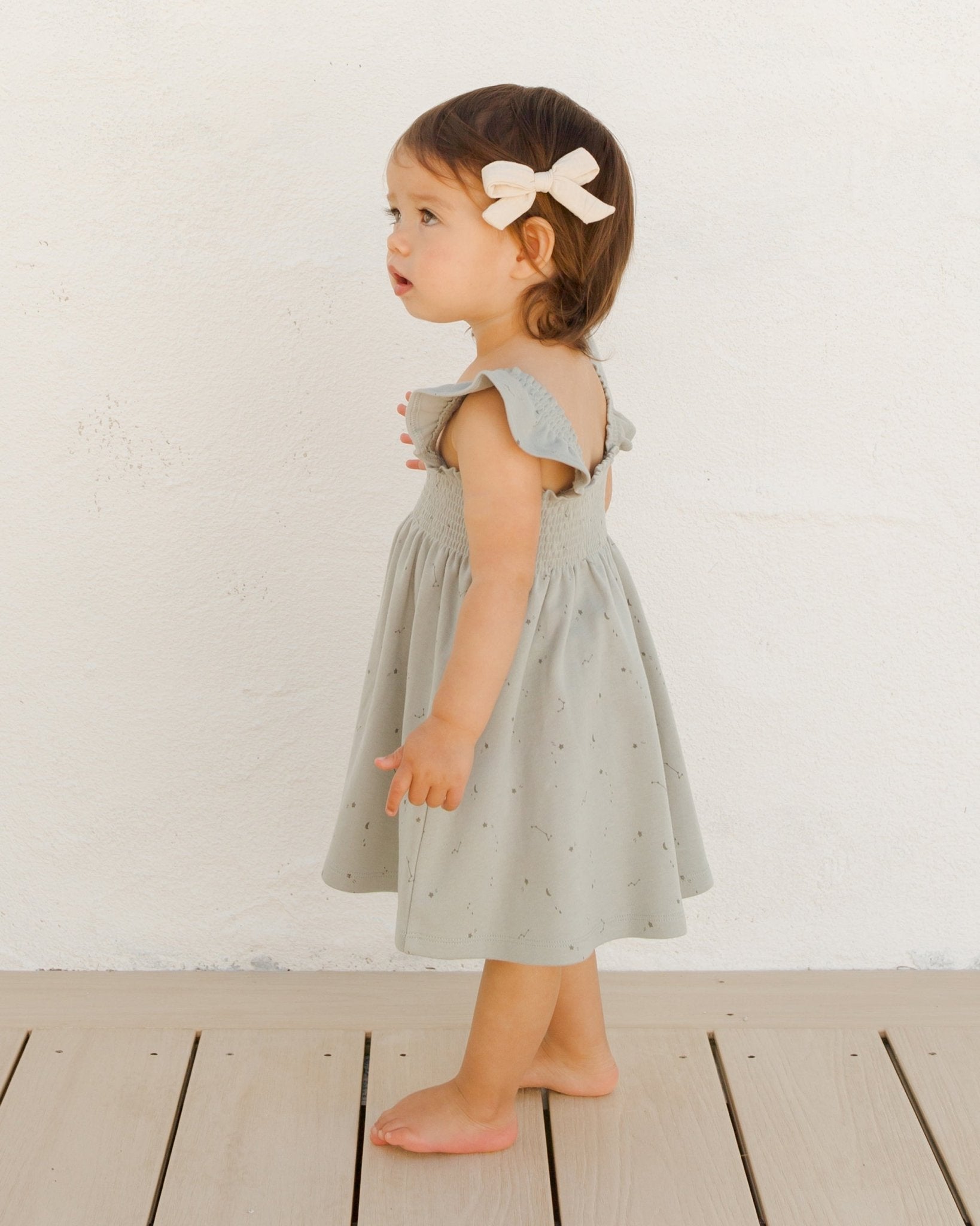 Smocked Jersey Dress || Constellations* - Rylee + Cru Canada