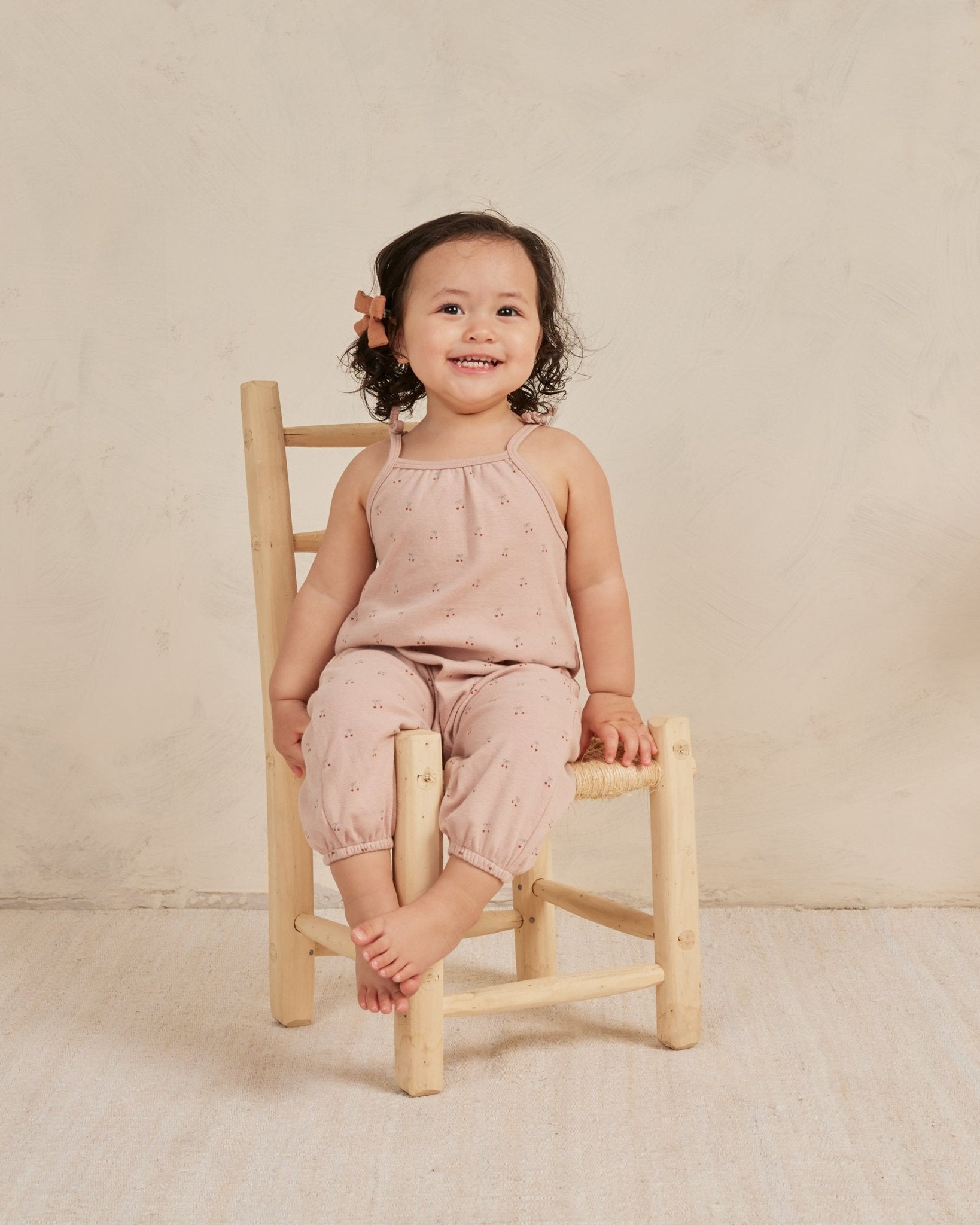 Smocked Jumpsuit || Cherries - Rylee + Cru Canada