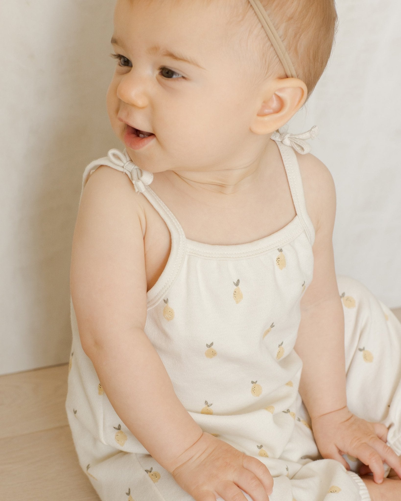 Smocked Jumpsuit || Lemons* - Rylee + Cru Canada