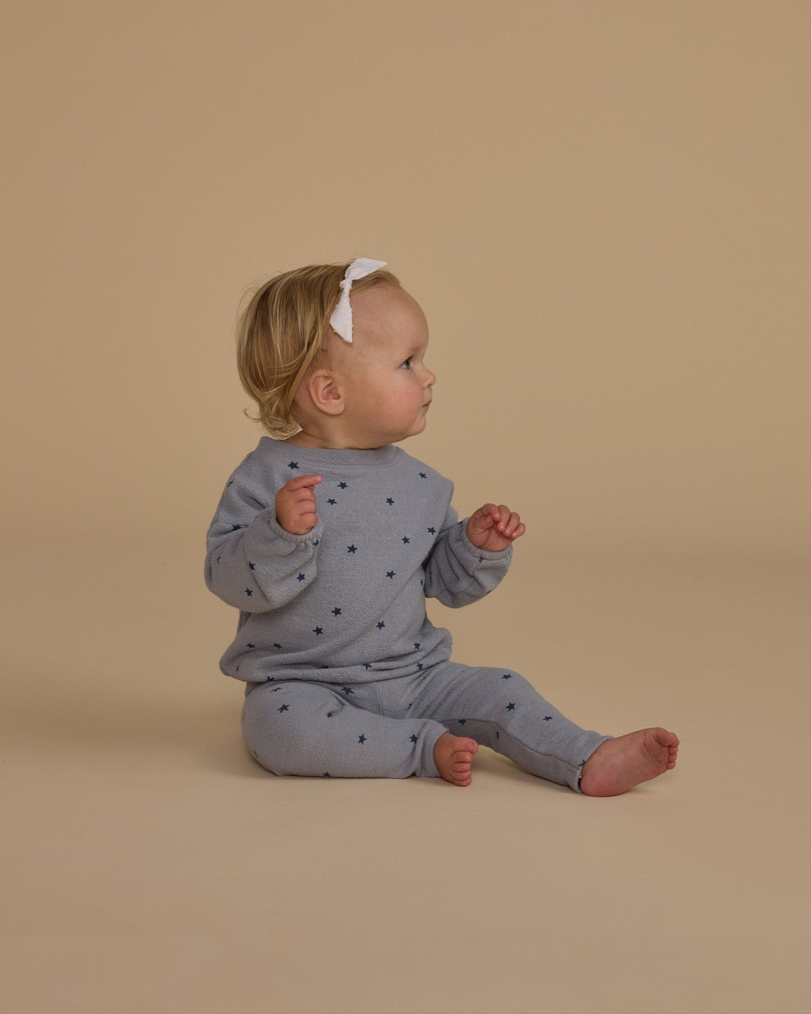 Spongey Knit Set || Blue Stars - Rylee + Cru Canada