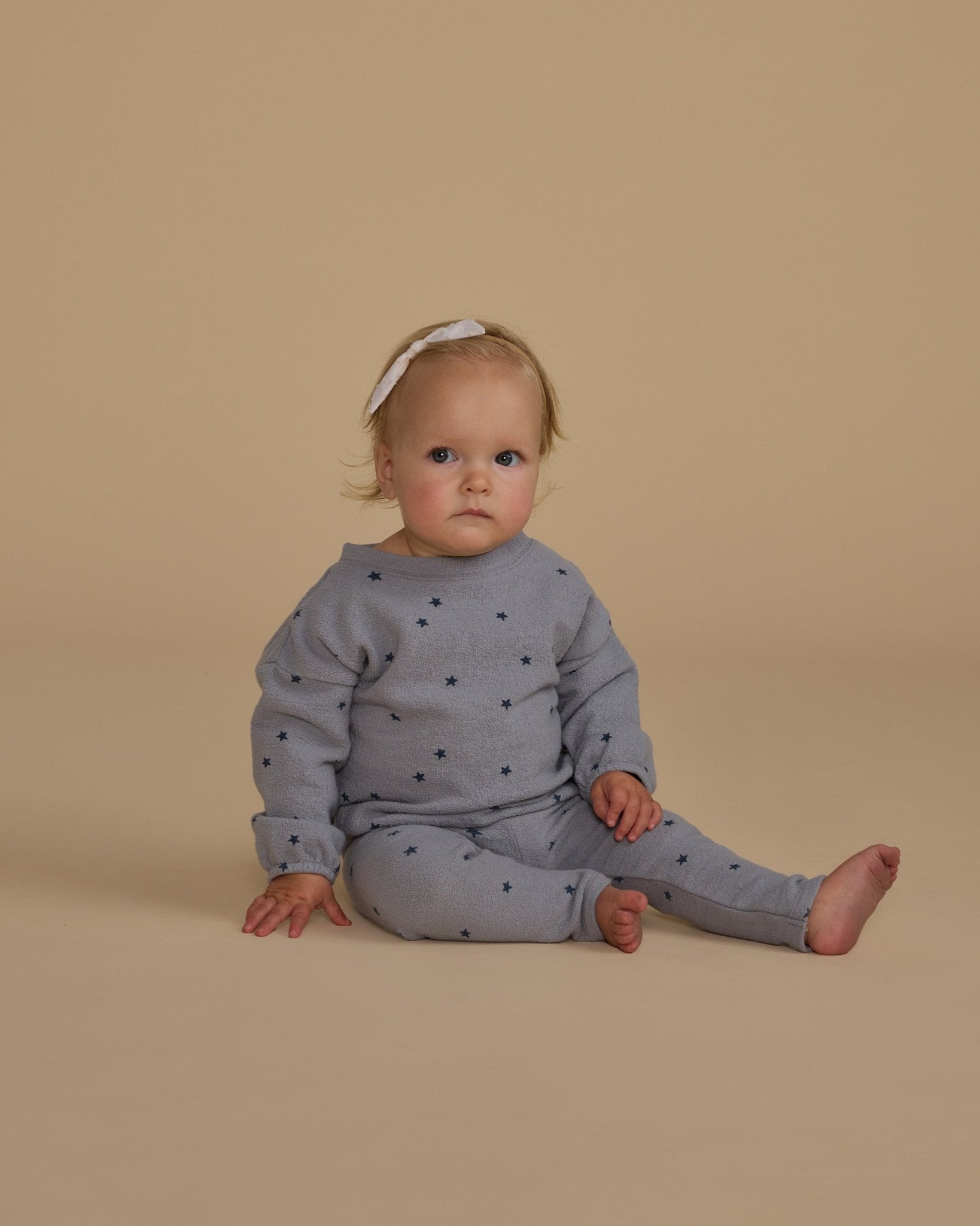 Spongey Knit Set || Blue Stars - Rylee + Cru Canada