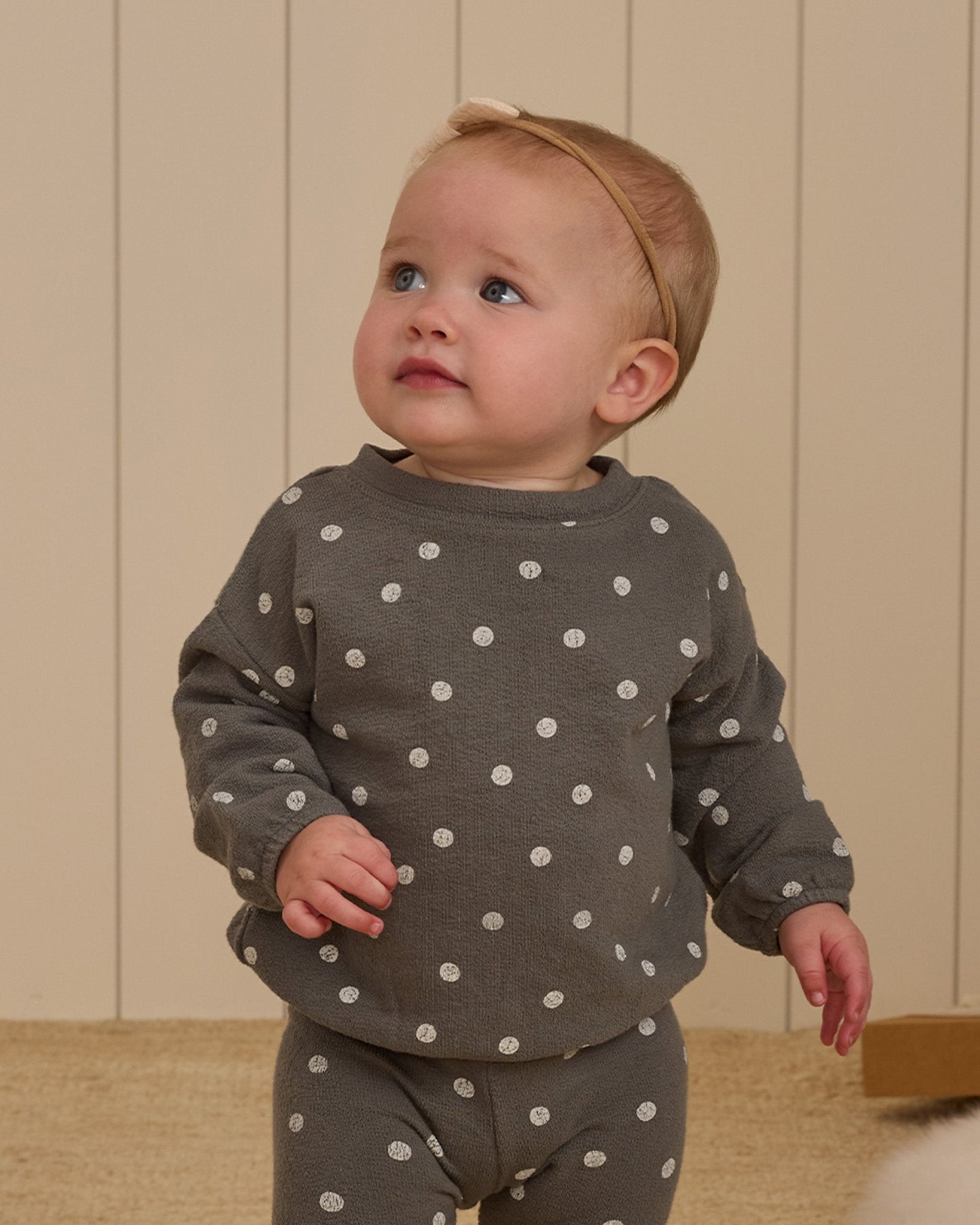 Spongey Knit Set || Forest Polka Dot - Rylee + Cru Canada