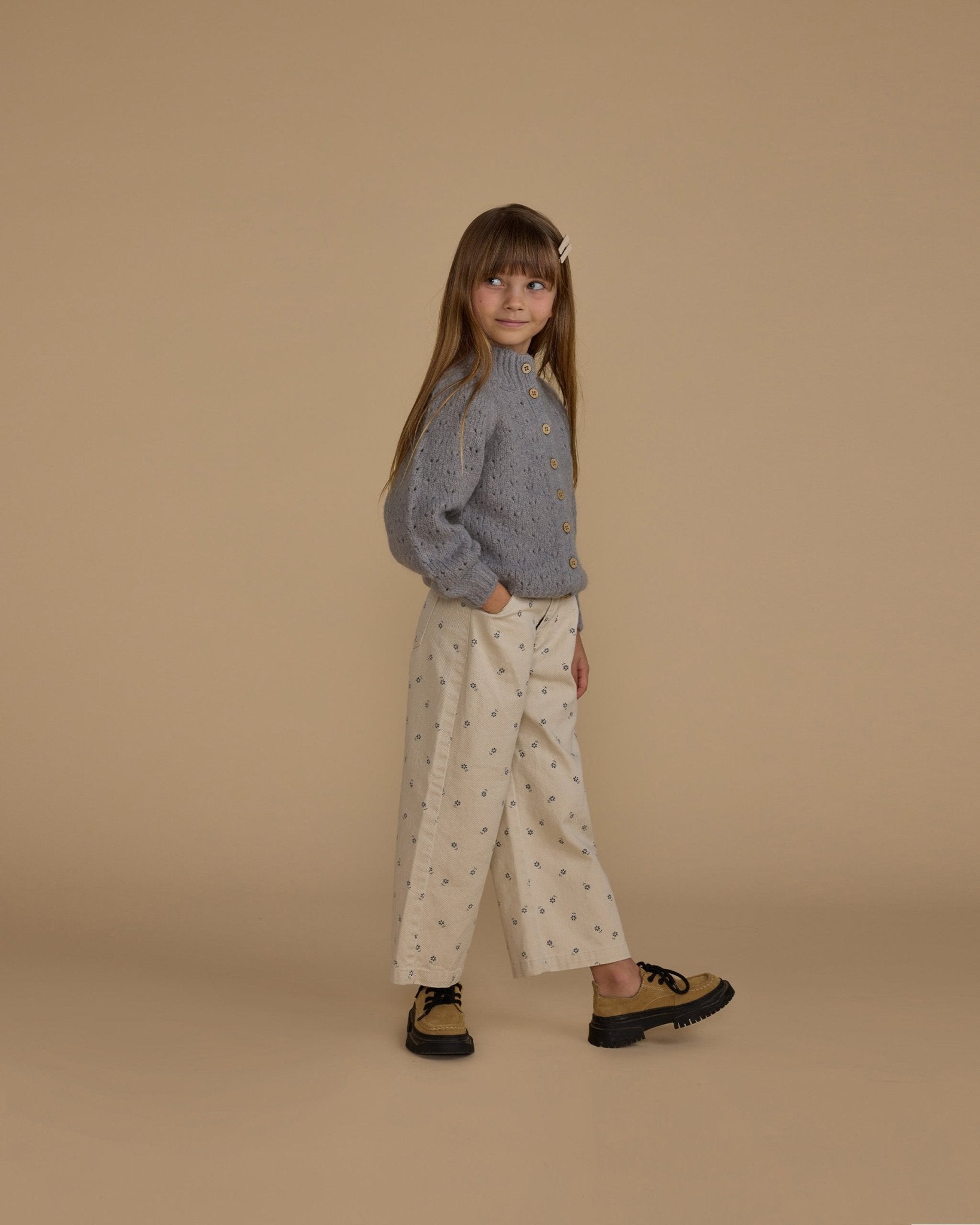 Straight Leg Pant || Blue Daisy - Rylee + Cru Canada