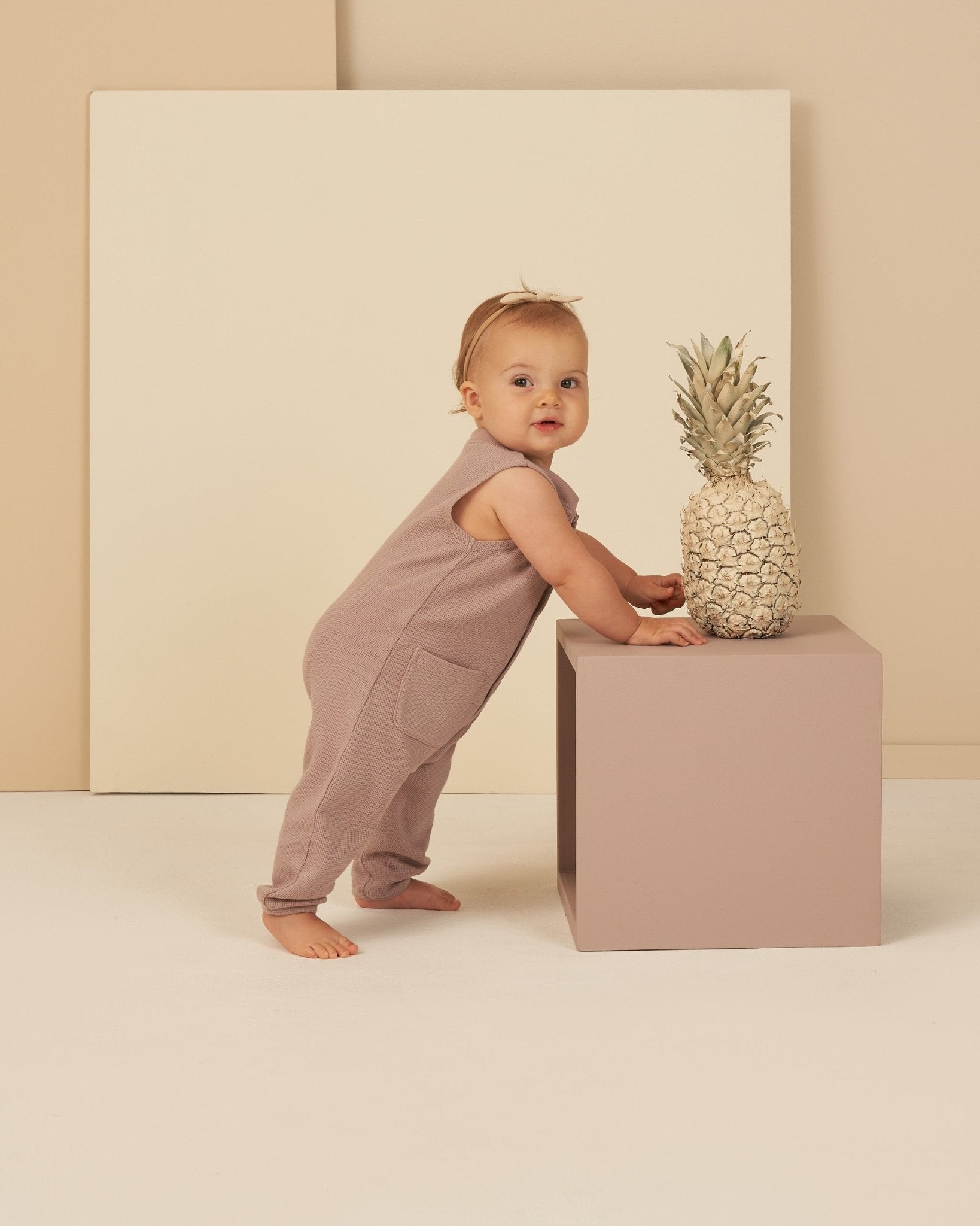 Summer Waffle Jumpsuit || Mauve - Rylee + Cru Canada