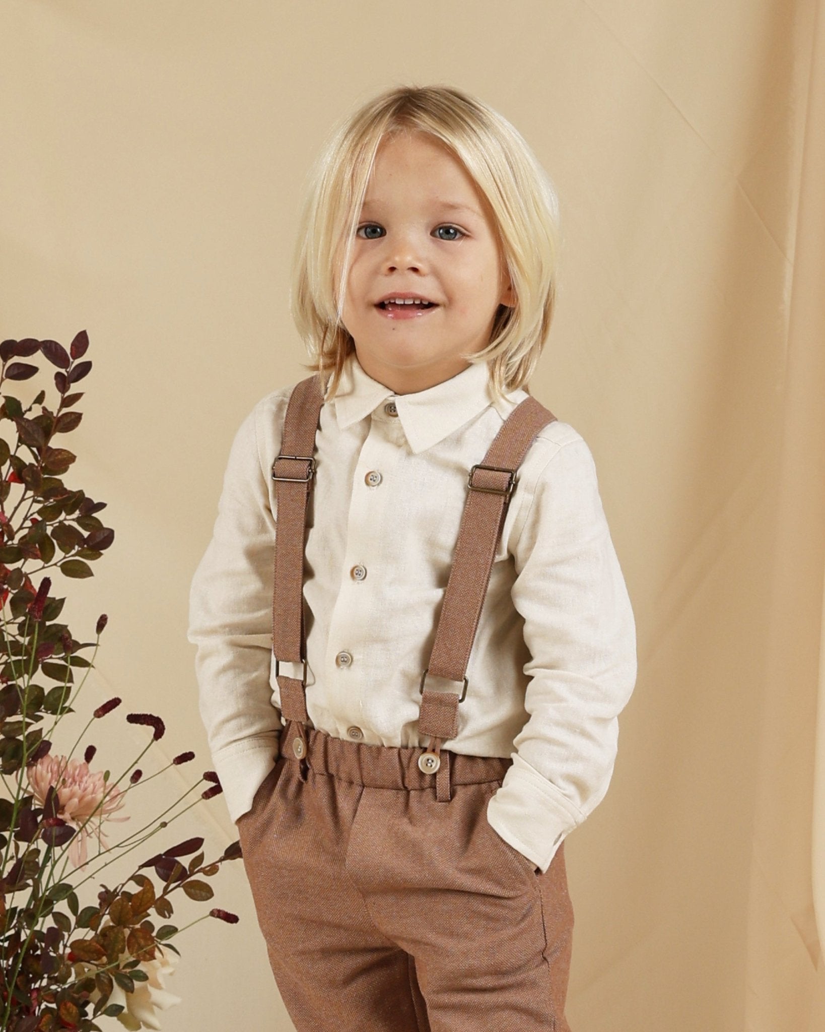 Suspender Pant || Copper - Rylee + Cru Canada