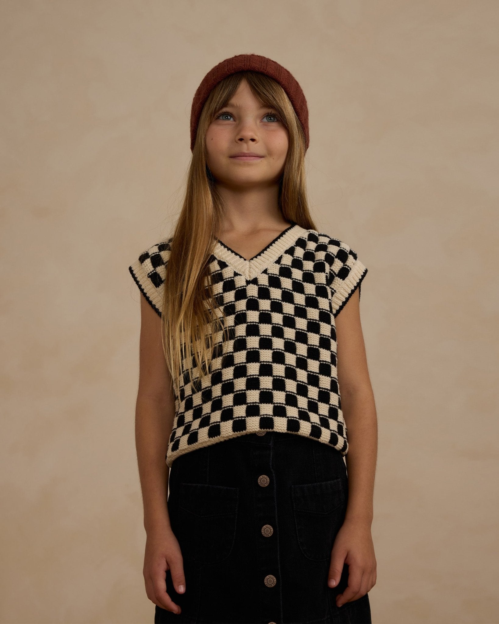 Sweater Vest || Check - Rylee + Cru Canada