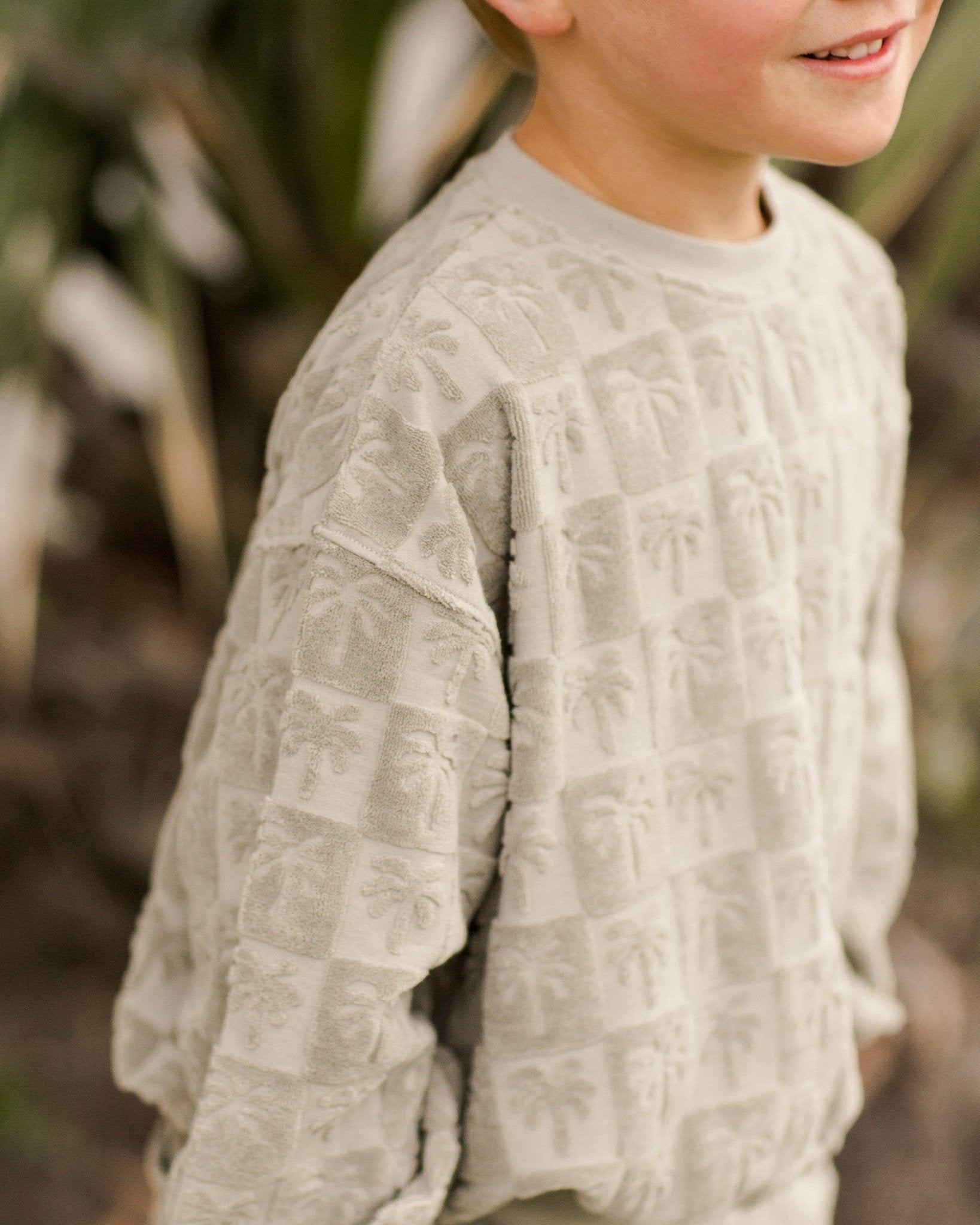 Sweatshirt || Palm Check - Rylee + Cru Canada