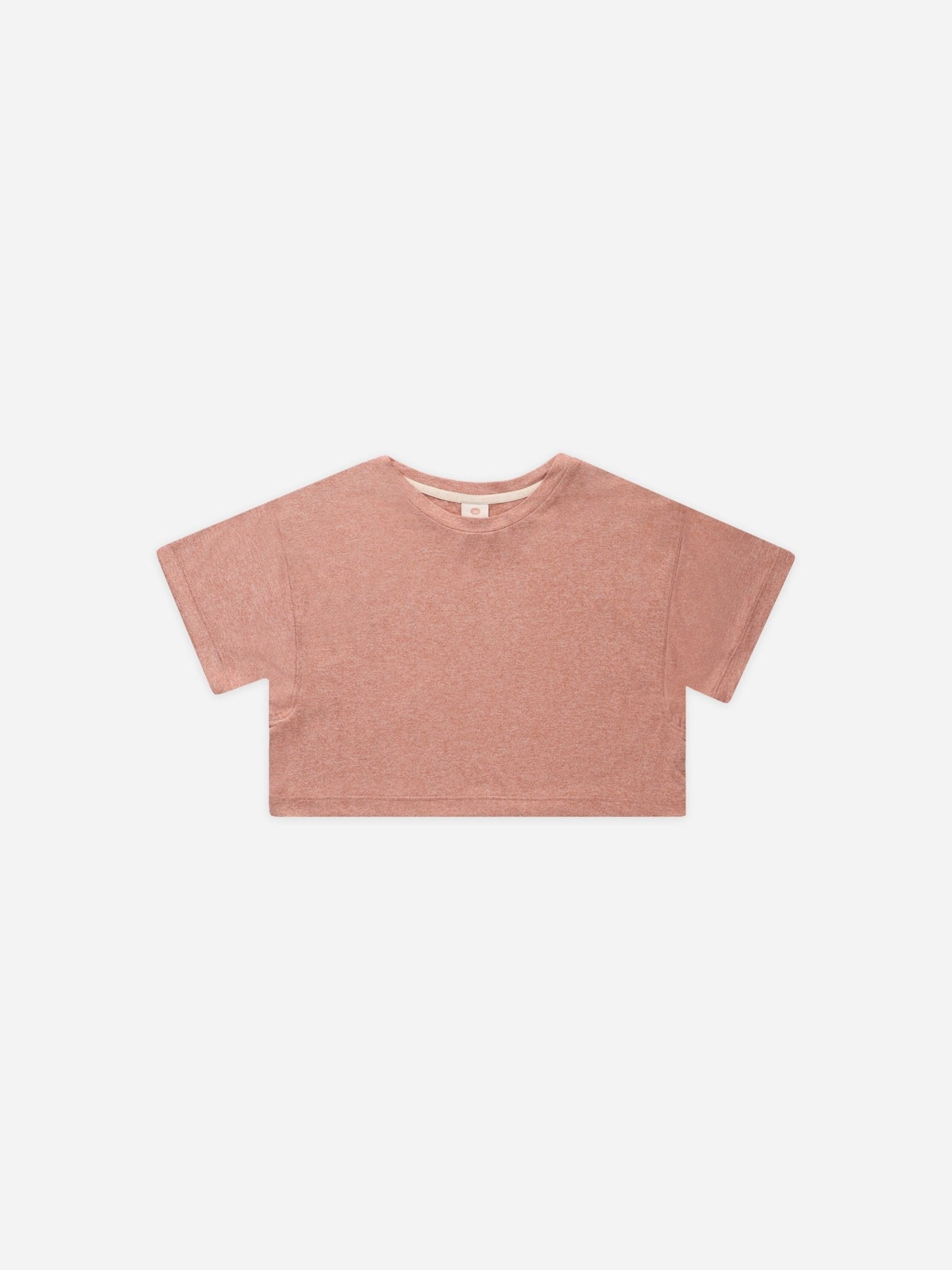 Tech Crop Tee || Heathered Lipstick - Rylee + Cru Canada