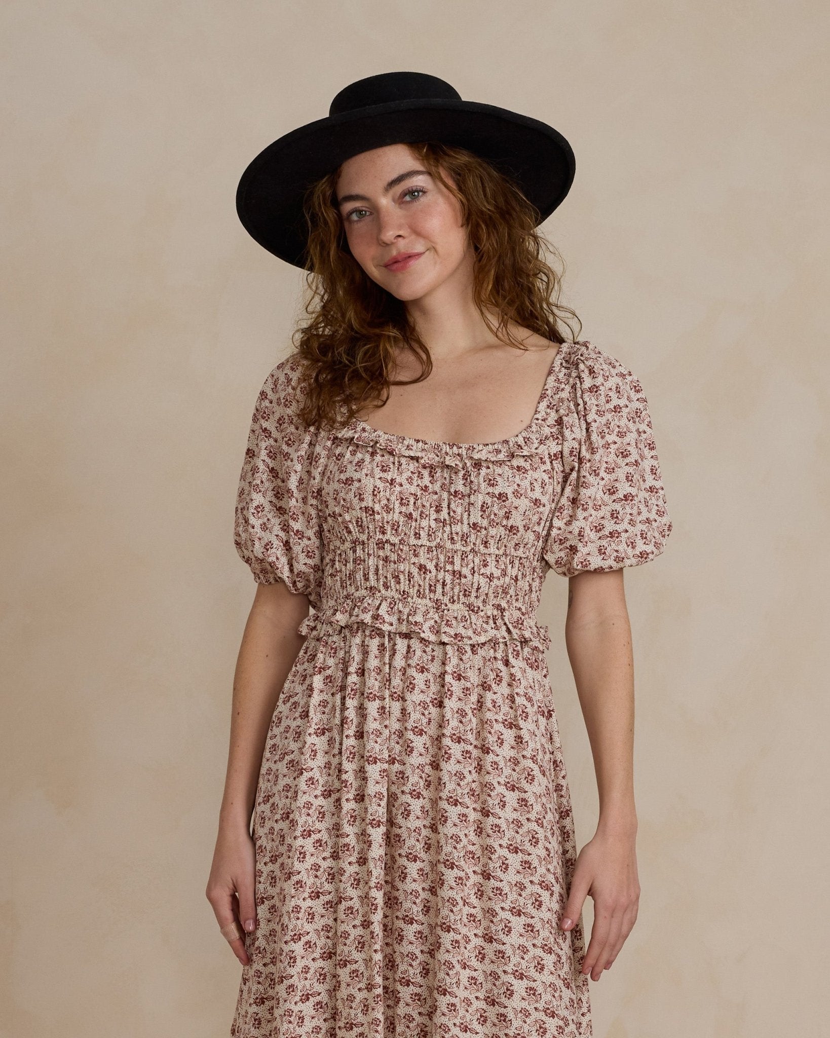 Tenley Dress | Red Rose - Rylee + Cru Canada