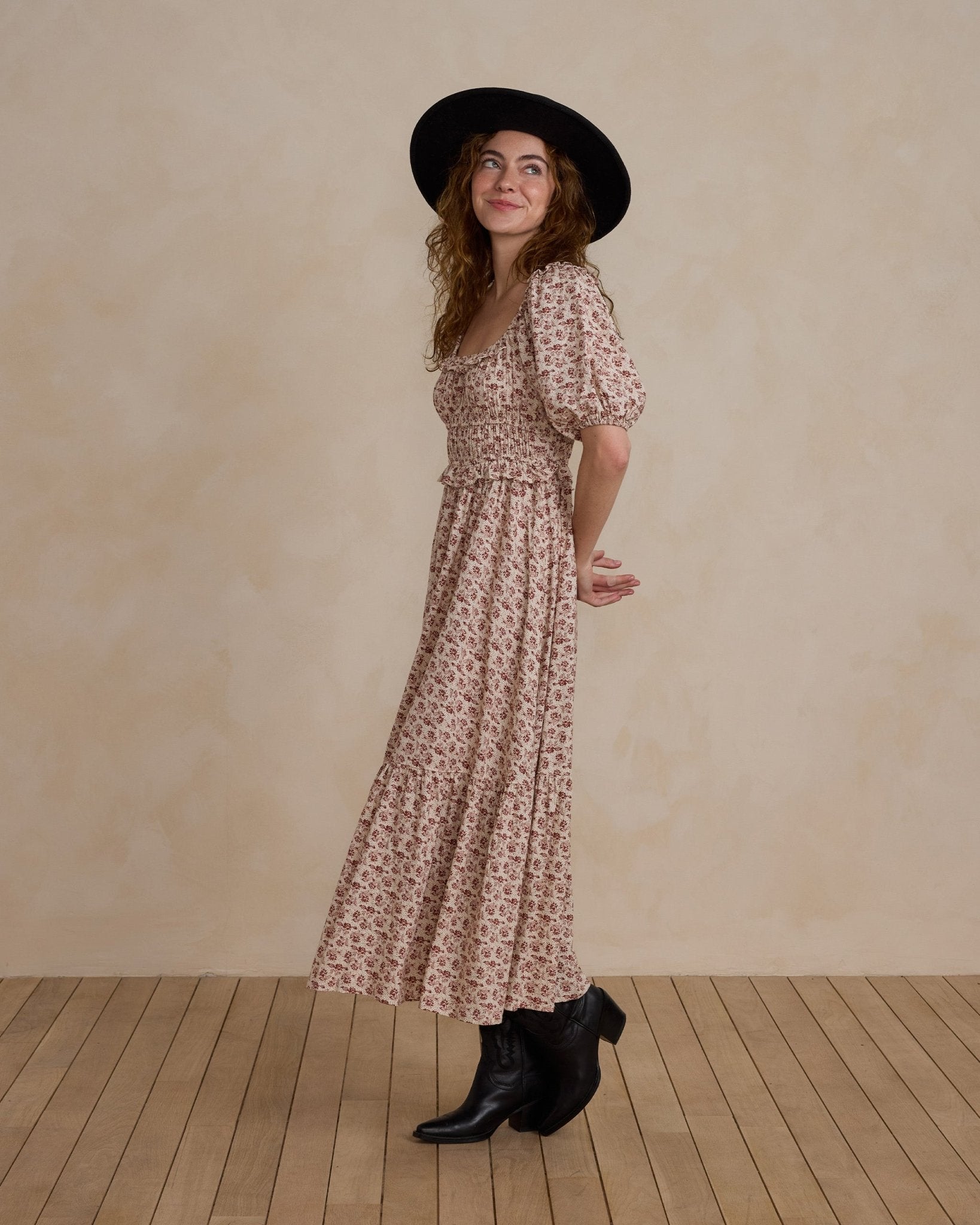 Tenley Dress | Red Rose - Rylee + Cru Canada