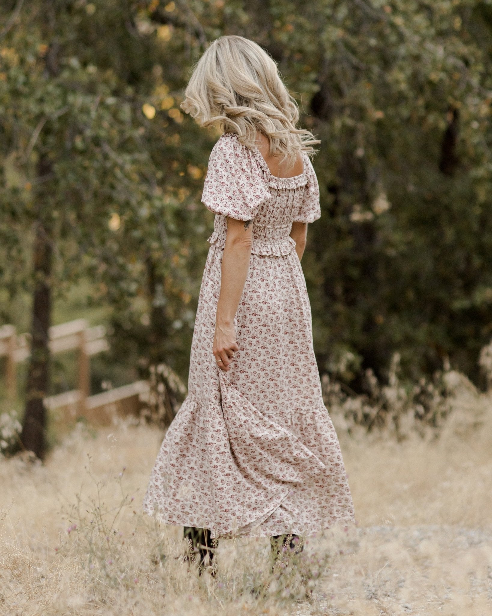 Tenley Dress | Red Rose - Rylee + Cru Canada