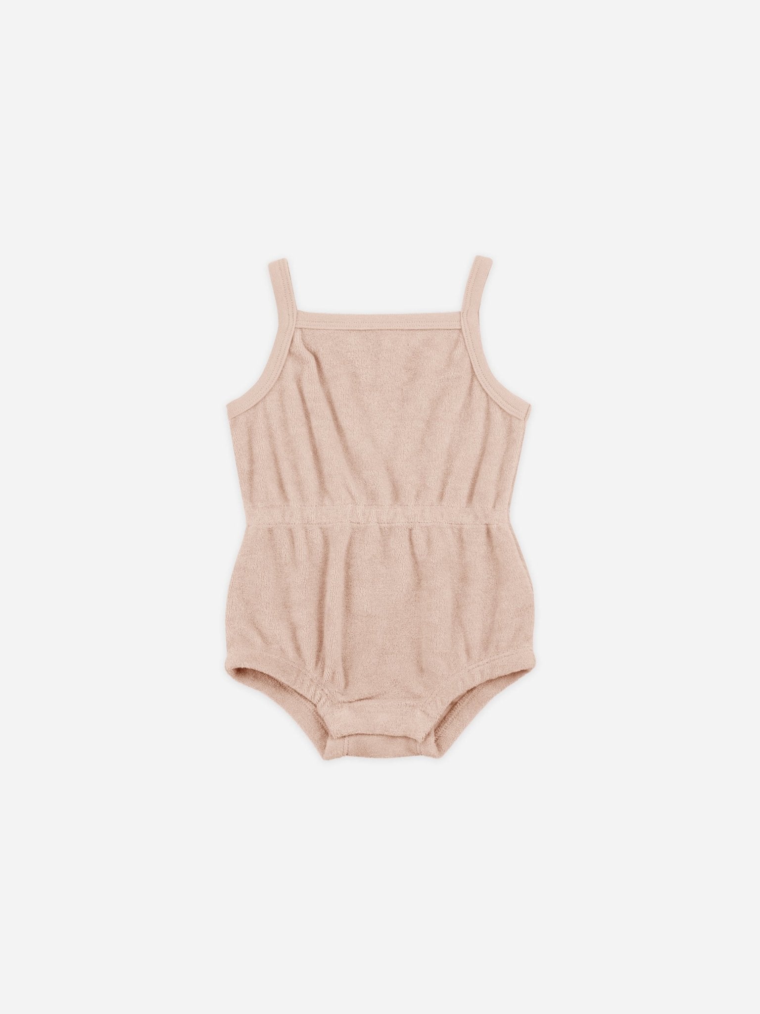 Terry Cinch Romper || Blush - Rylee + Cru Canada