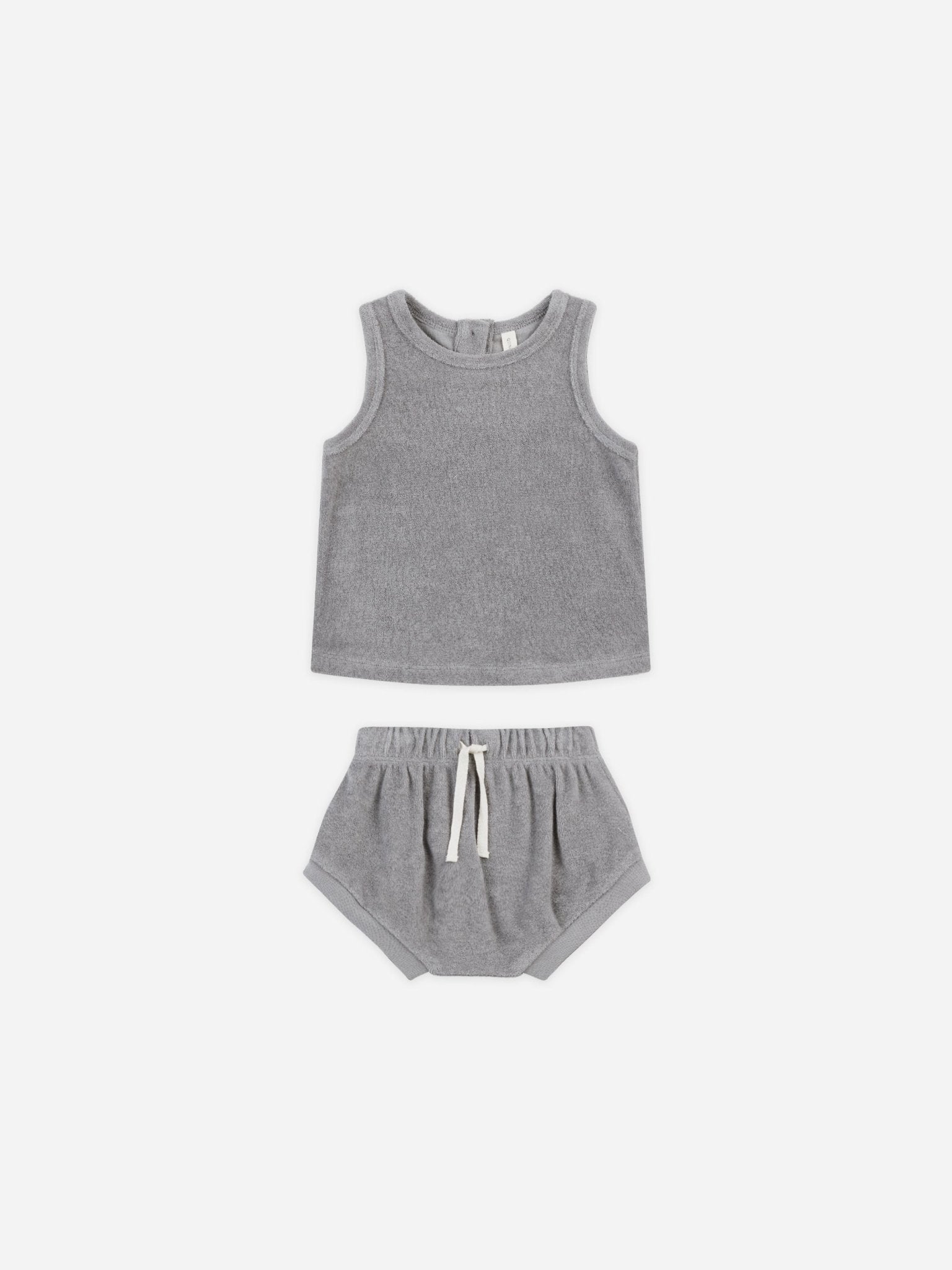 Terry Tank + Short Set || Lagoon - Rylee + Cru Canada