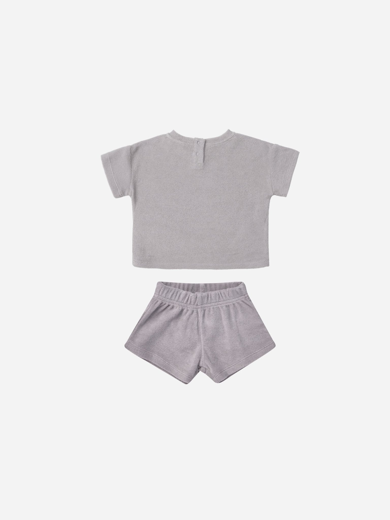 Terry Tee + Shorts Set || Periwinkle - Rylee + Cru Canada