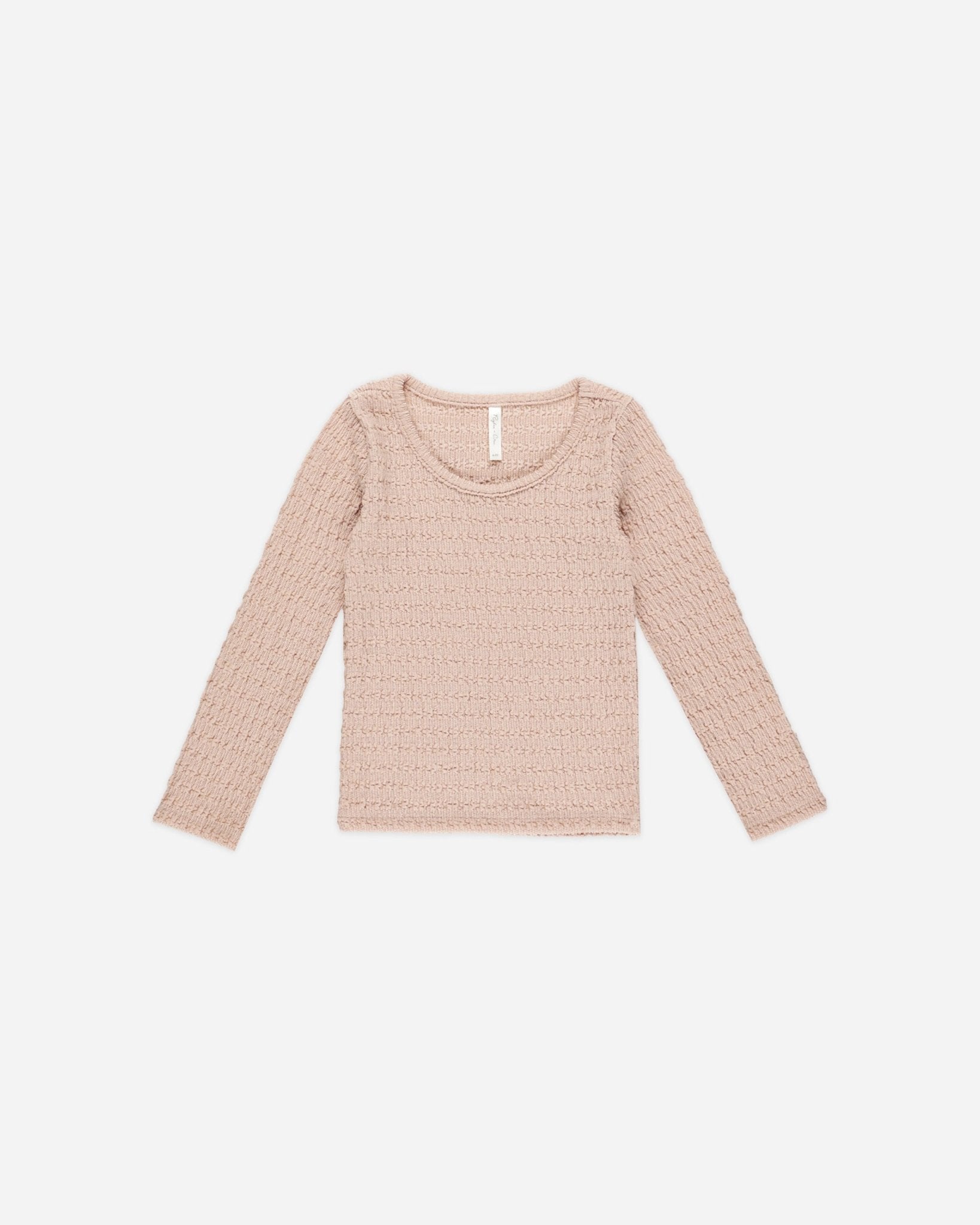 Textured Long Sleeve Top || Rose - Rylee + Cru Canada